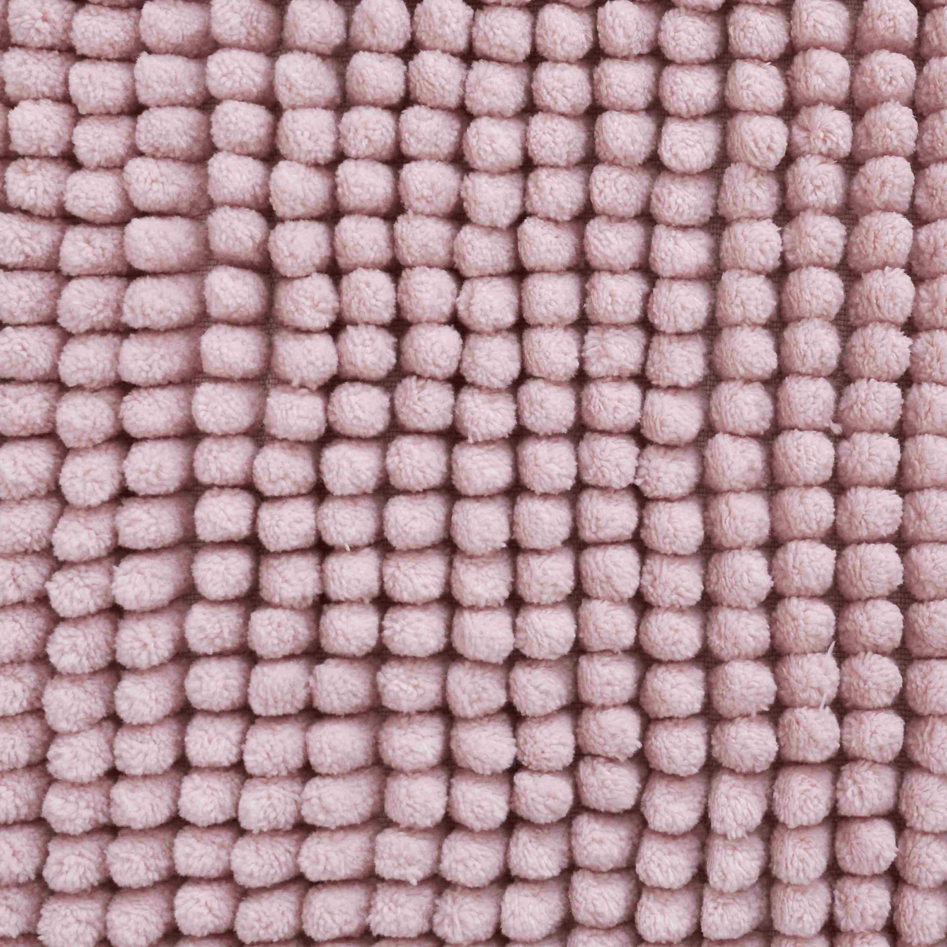 Bobble Textured Bath Mat Pink