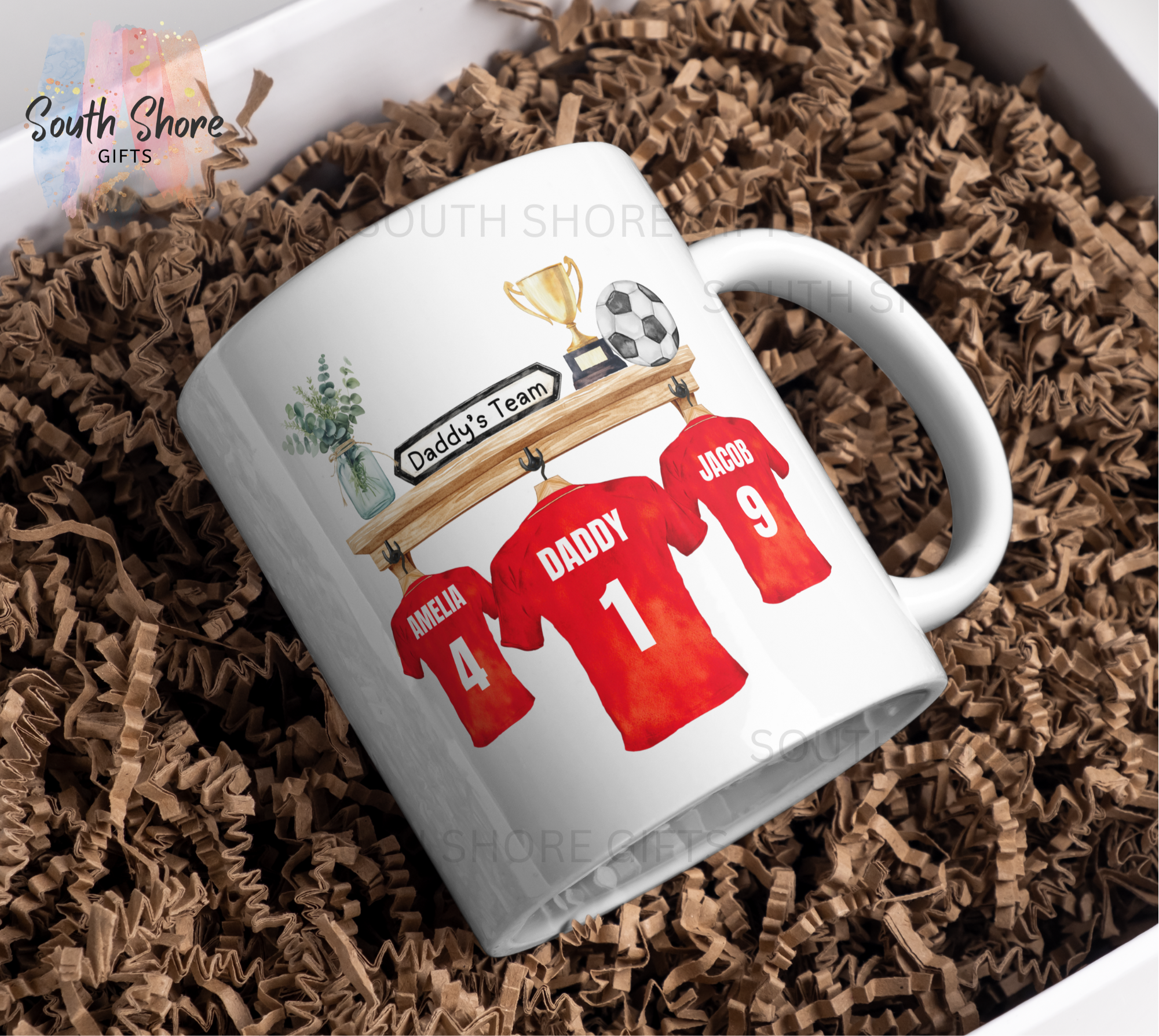 Family Team Shirts Mug - Personalised