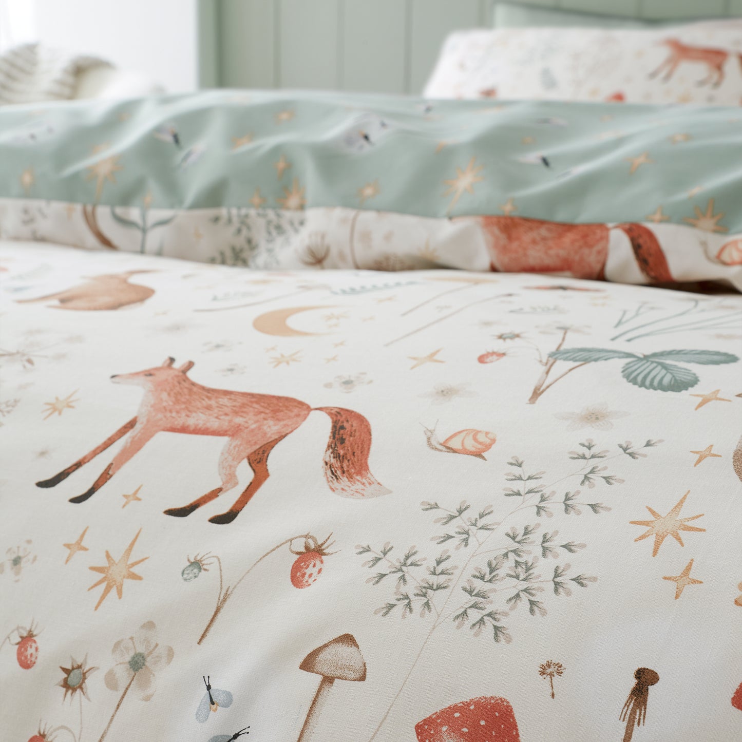 Enchanted Twilight Natural Duvet Cover Set - Catherine Lansfield