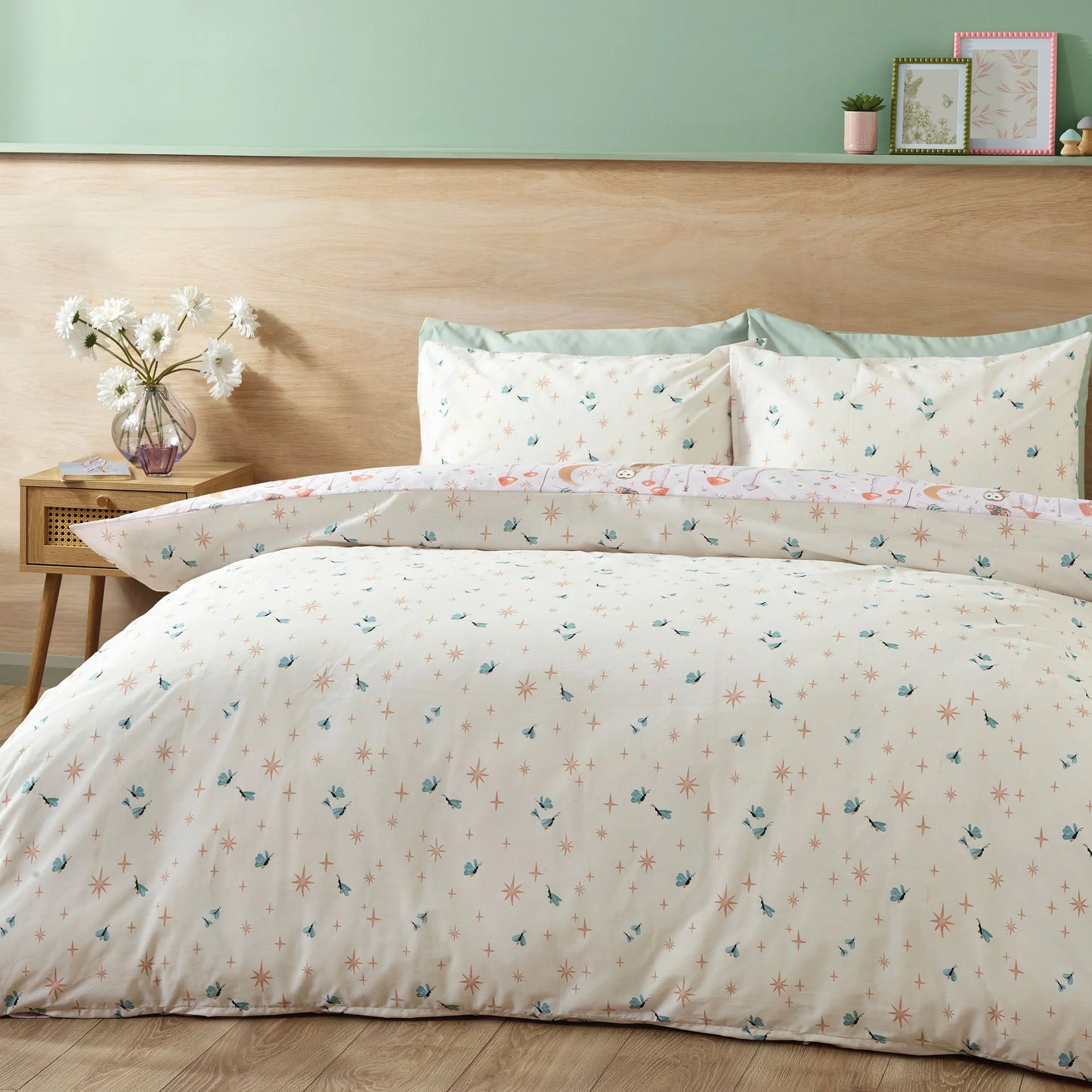 Enchanted Twilight Reversible Duvet Set - Lilac