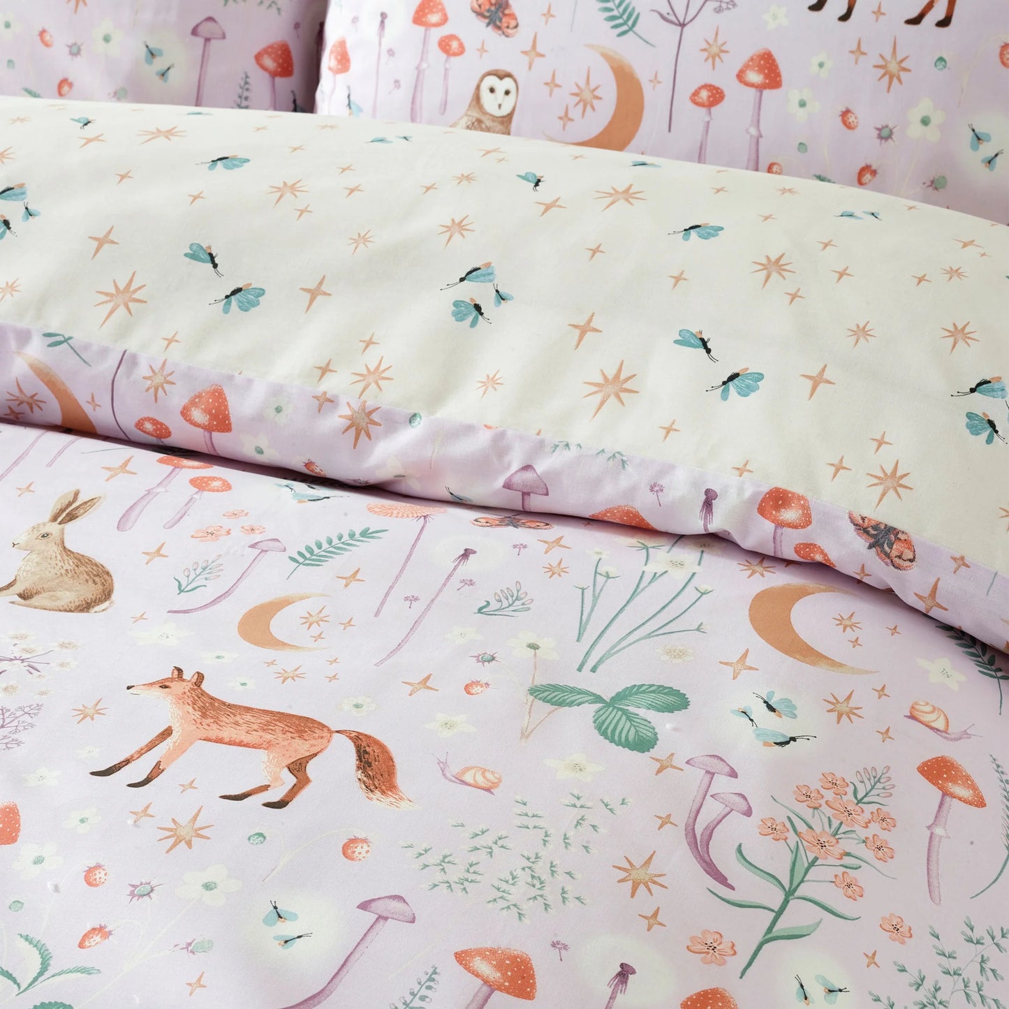 Enchanted Twilight Reversible Duvet Set - Lilac