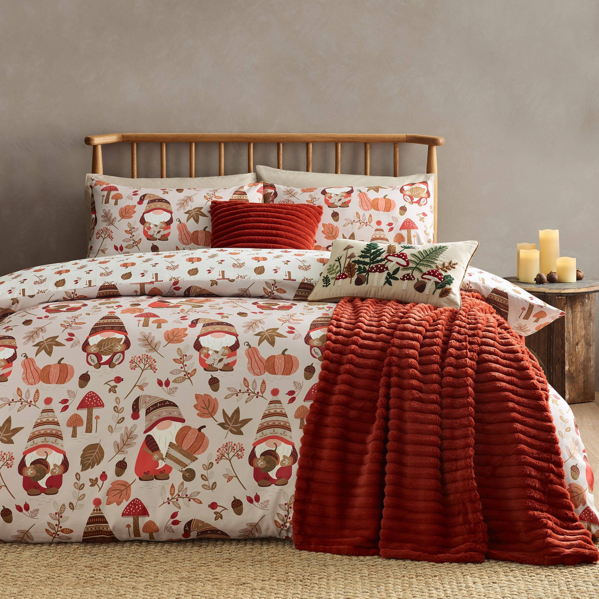 Woodland Gonks So Soft Reversible Bedding Set