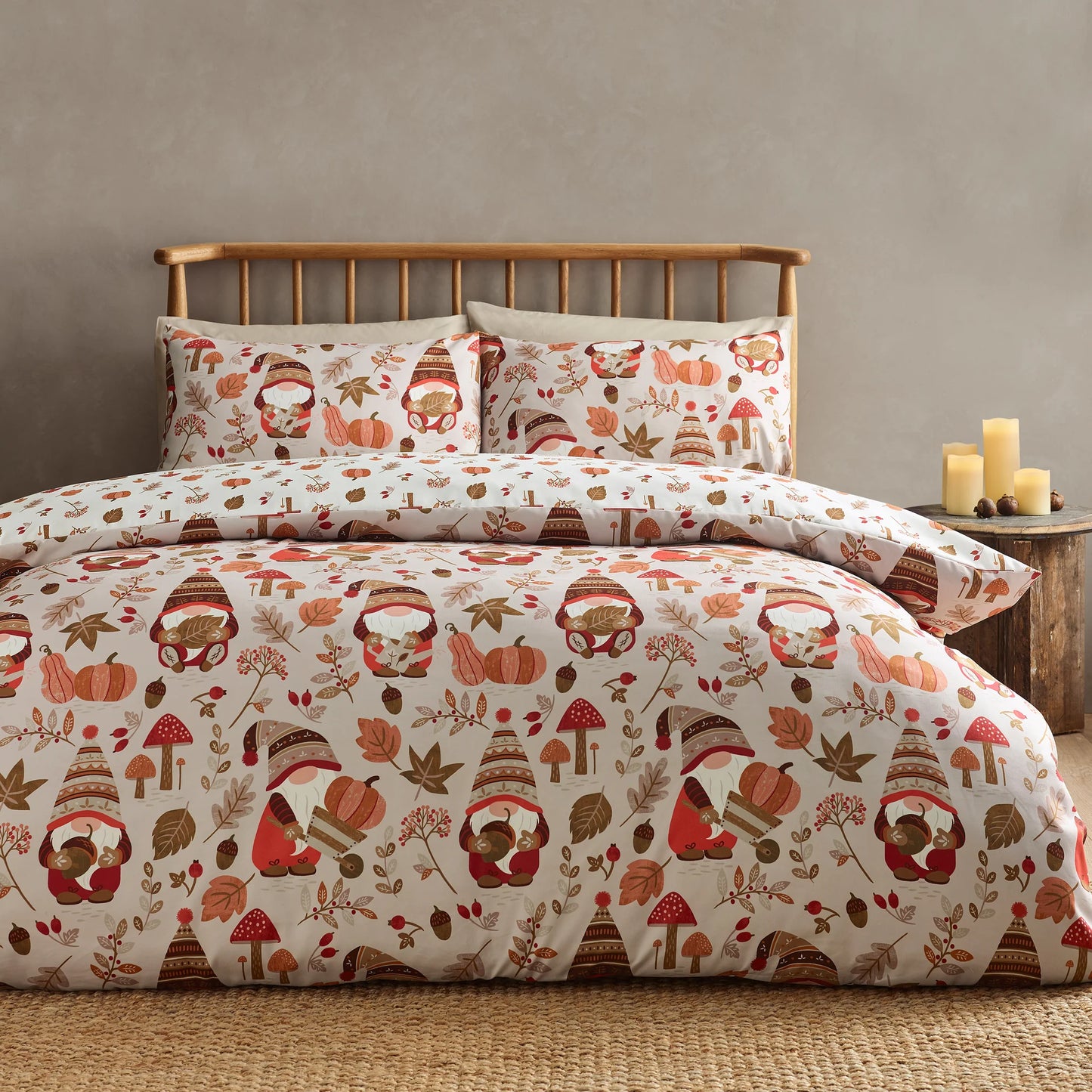 Woodland Gonks So Soft Reversible Bedding Set