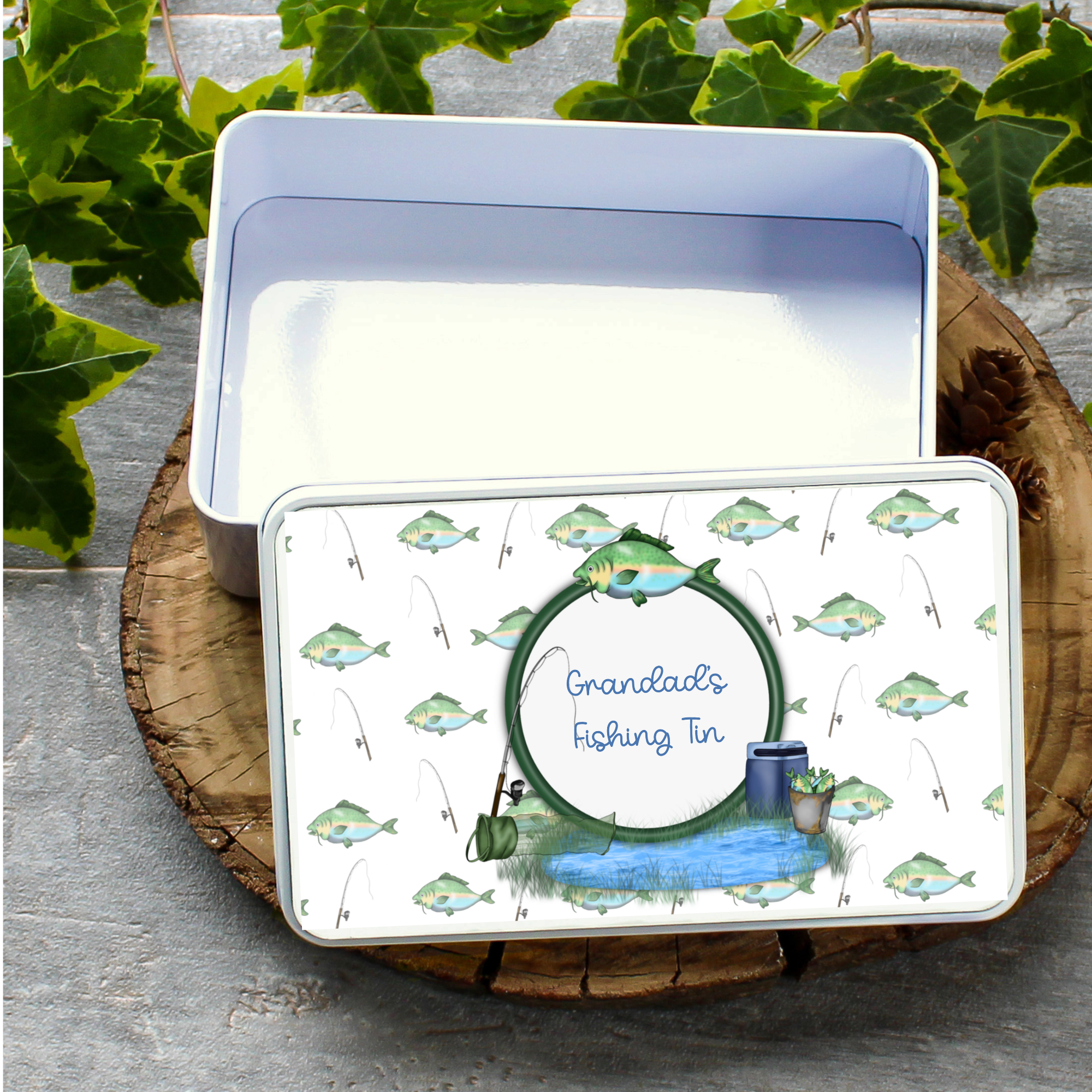 Personalised Fishing tin 🎣