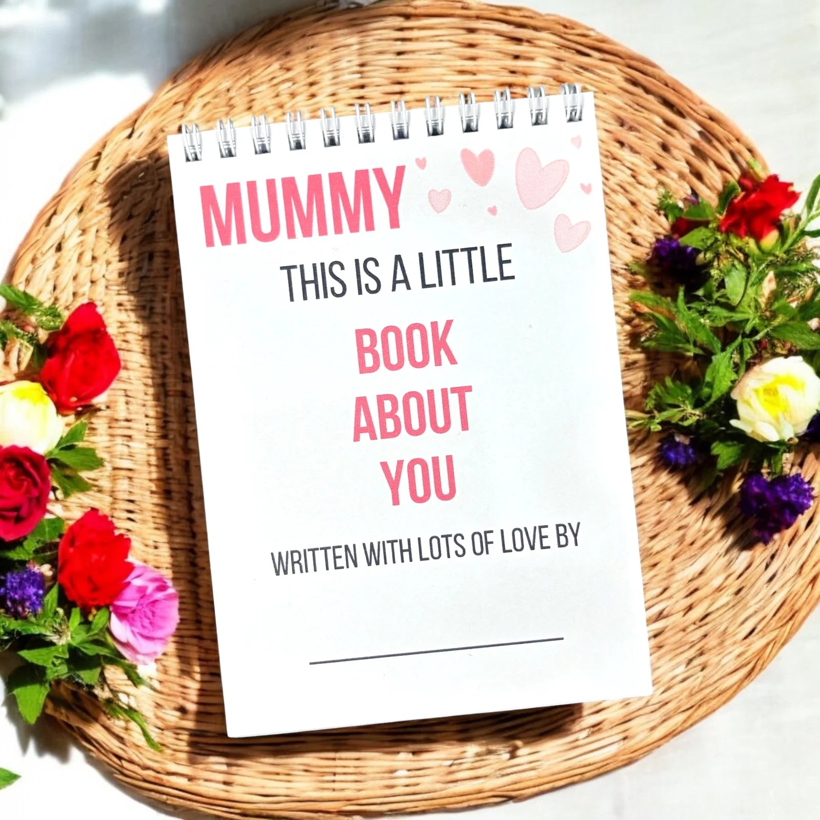 A6 Mum or Mummy - A LITTLE BOOK ABOUT YOU (BINDED)