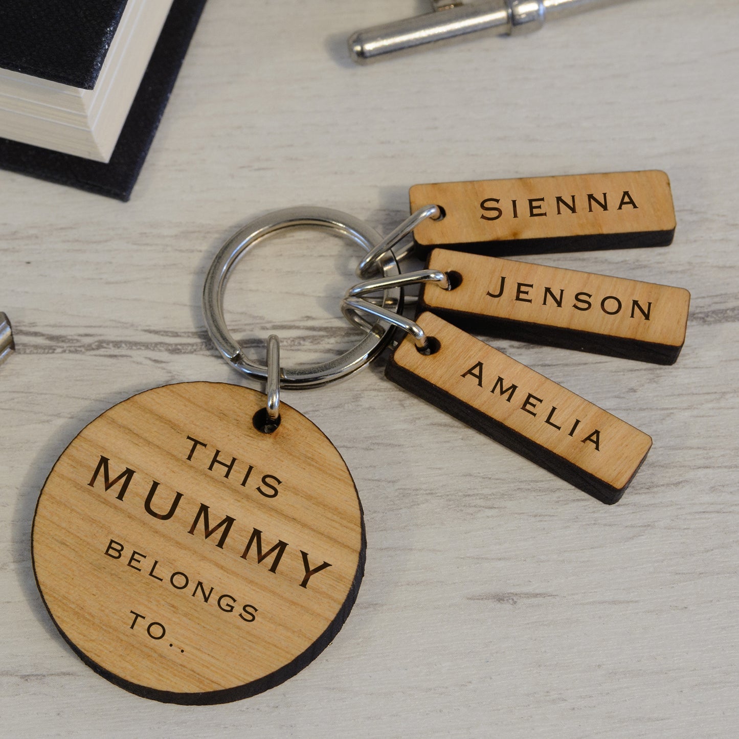 This . . . belongs to . . . Key Ring Plain