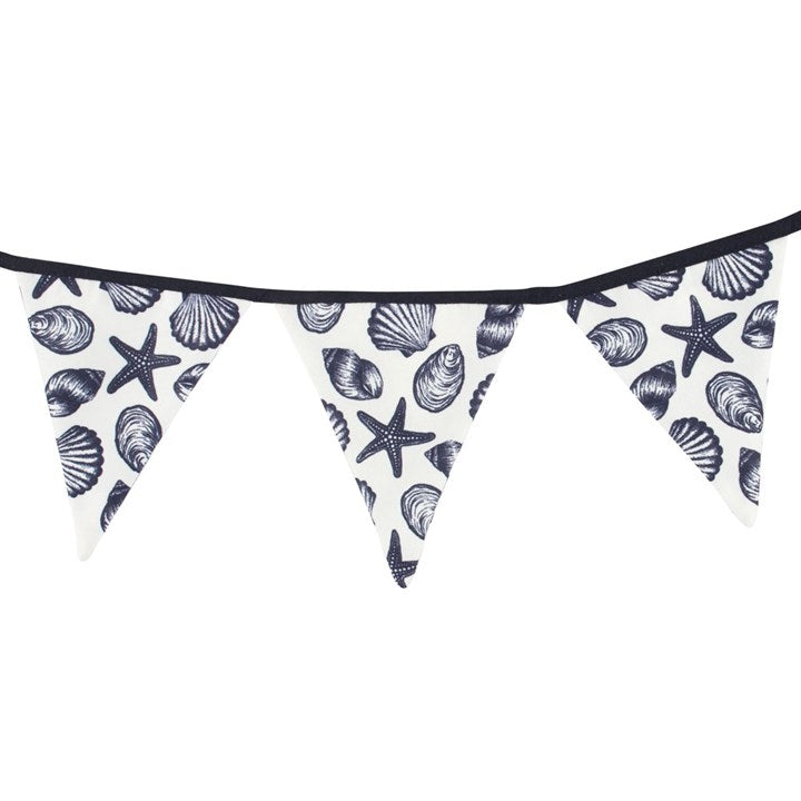Seashell Fabric Bunting 1.5m
