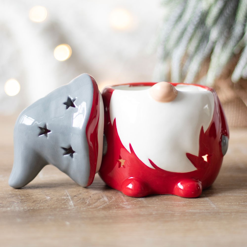 SALE - Red and Grey Gonk Oil Burner