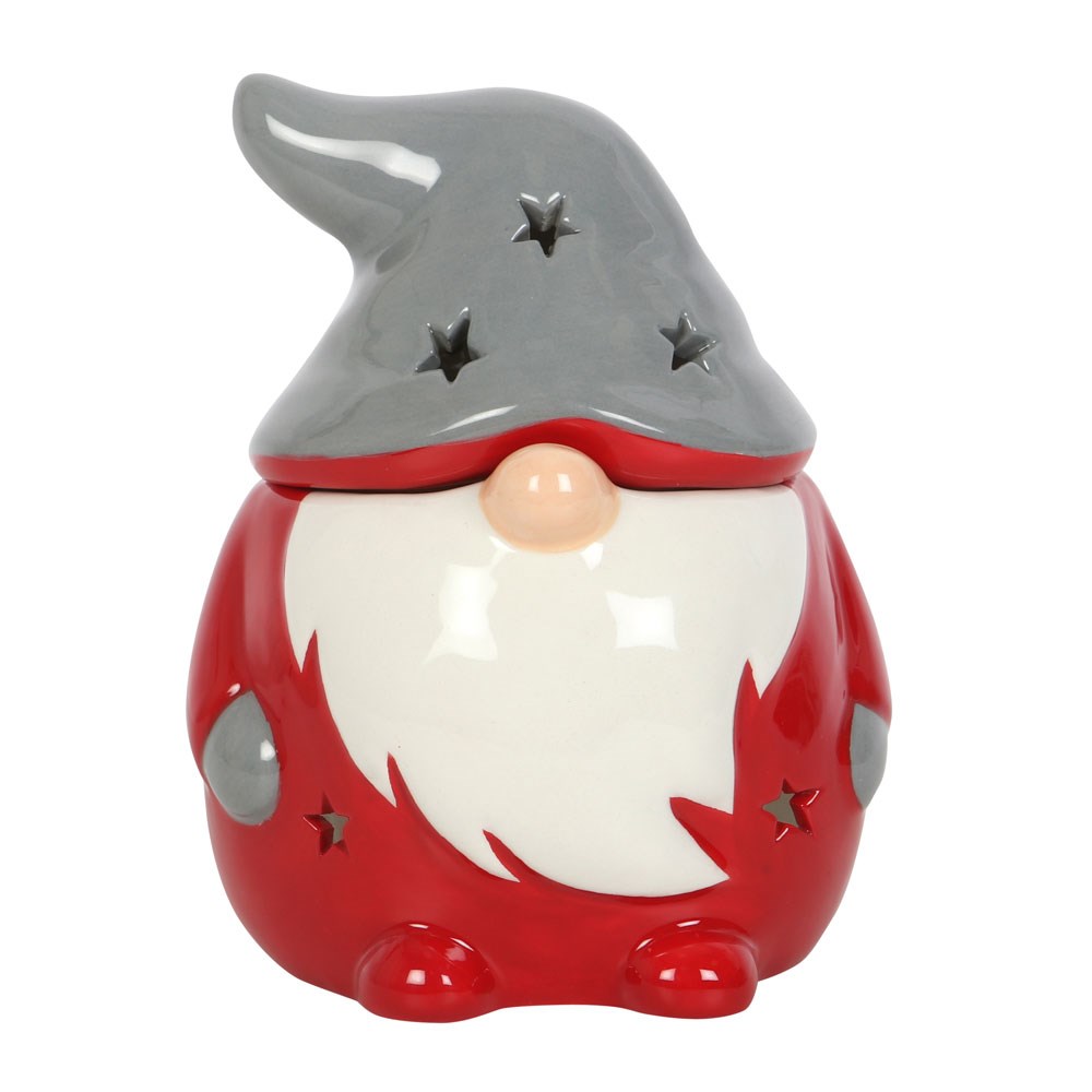 SALE - Red and Grey Gonk Oil Burner