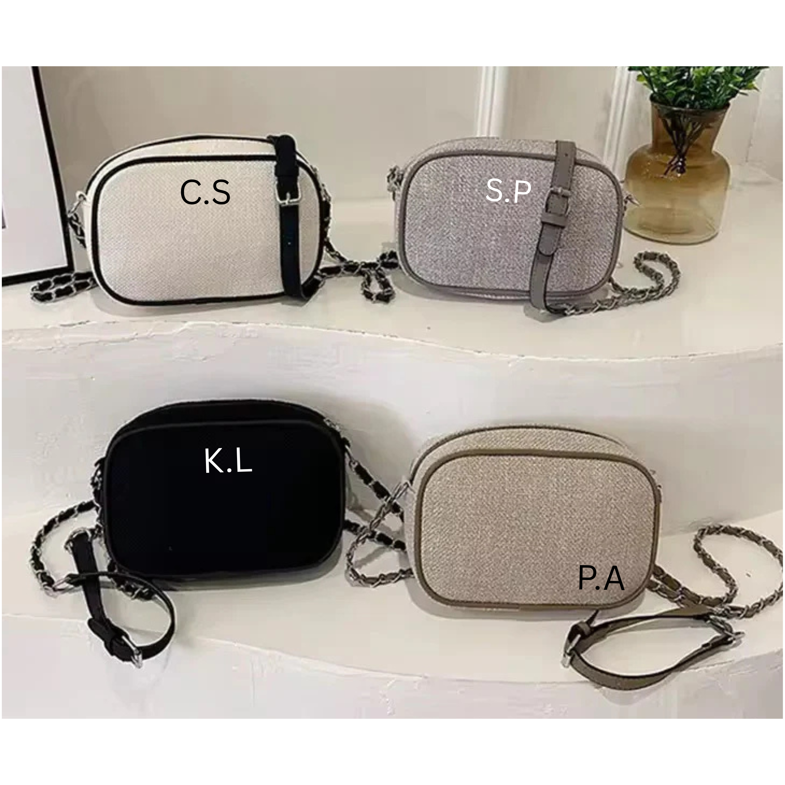 Personalised Cross Body Bag - 4 Colours