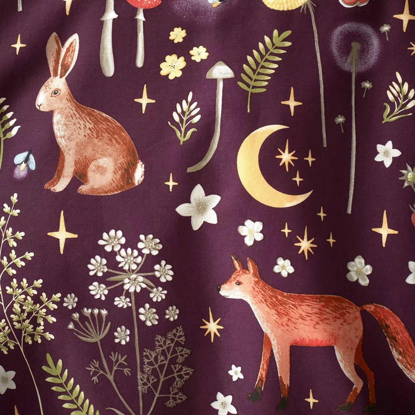 Enchanted Twilight Duvet Cover Set by Catherine Lansfield - in Plum