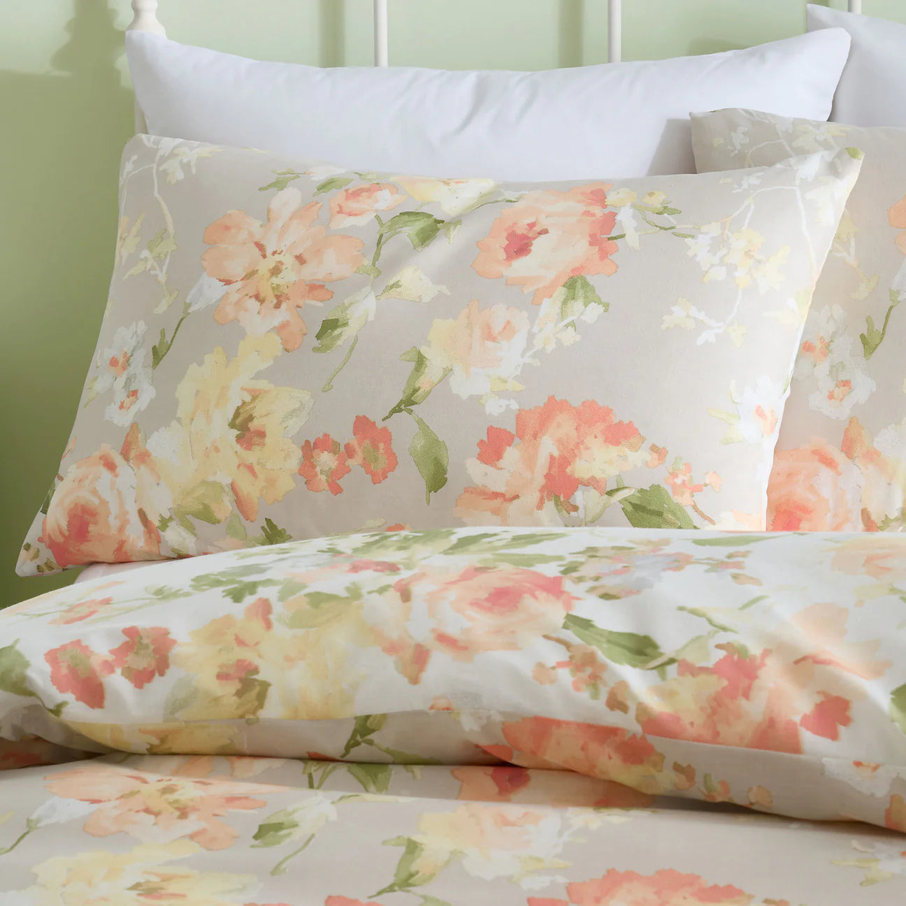 Duvet Cover Set Flourette in Natural or Lilac