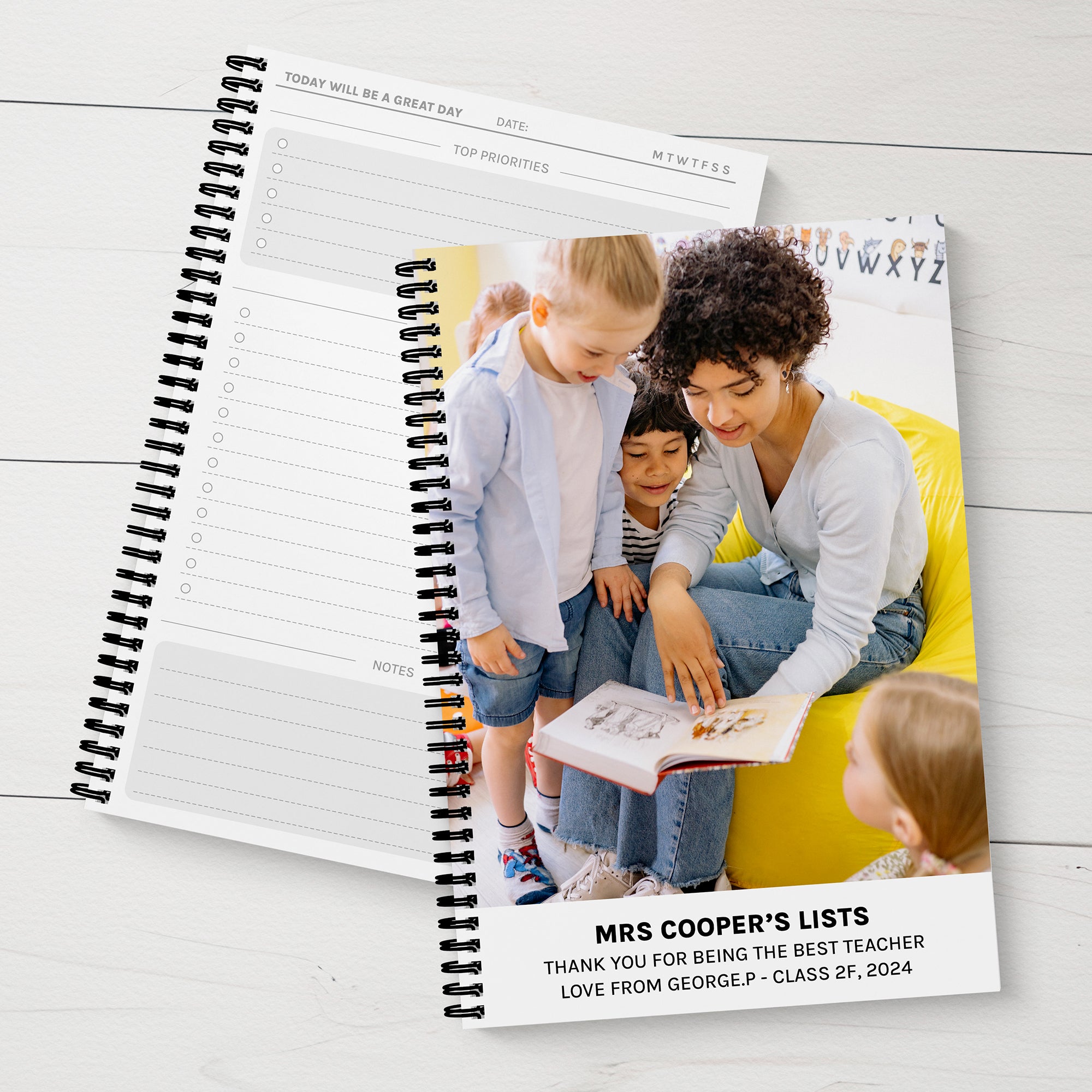 Single Photo Upload To Do List Book