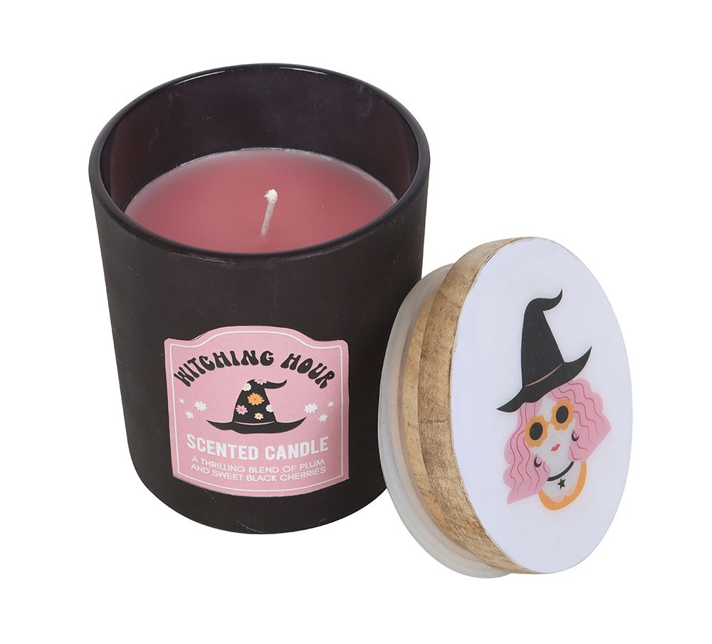 Witching Hour Plum and Black Cherry Candle