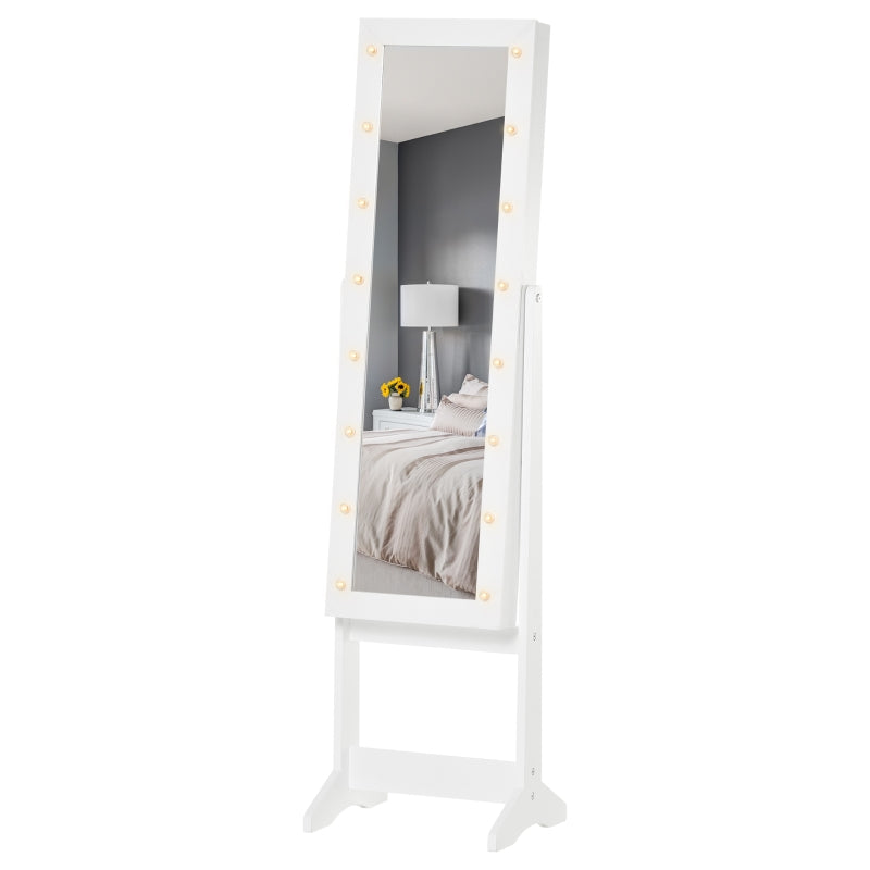 LED Mirrored Jewellery Cabinet