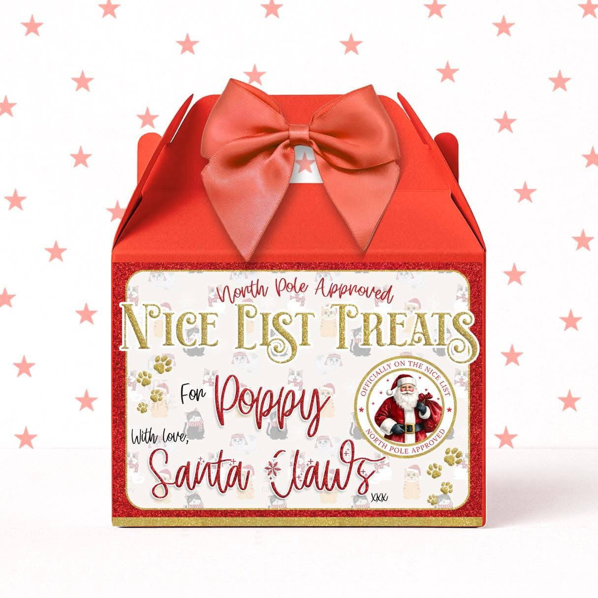 Santa Paws/Claws - Naughty and Nice Lists & Treat Boxes