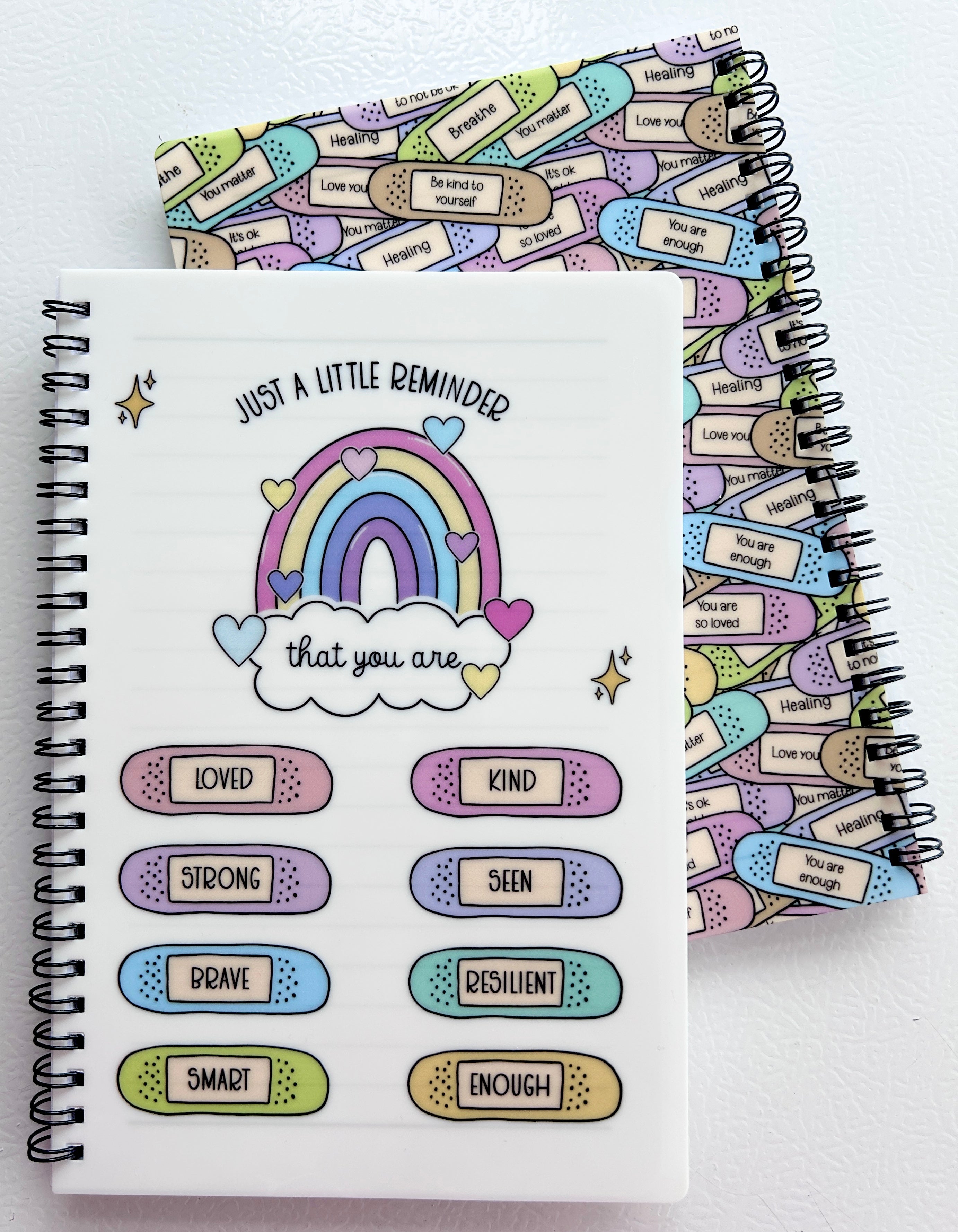 “Just a Little Reminder” Mental Health Notebook – A5 Lined