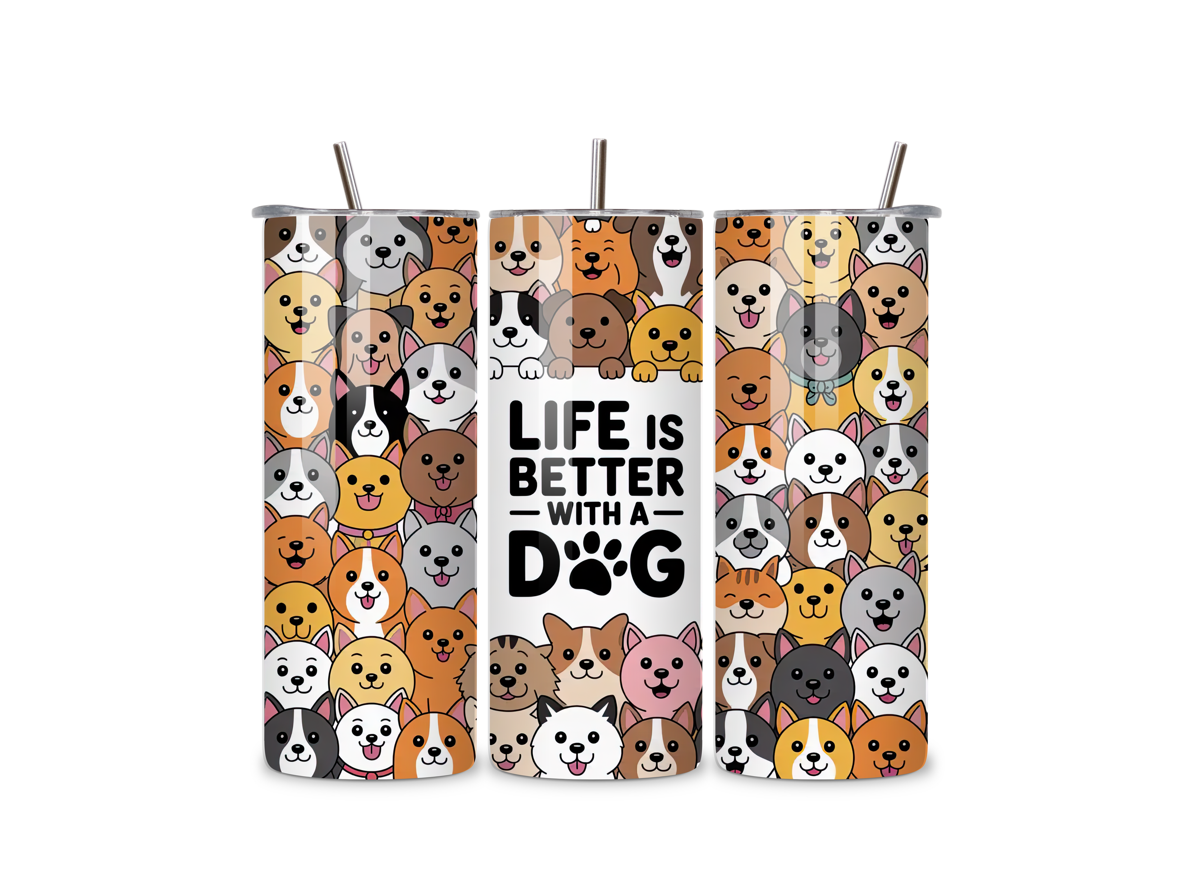 Life Is Better With A Dog 20oz Tumbler