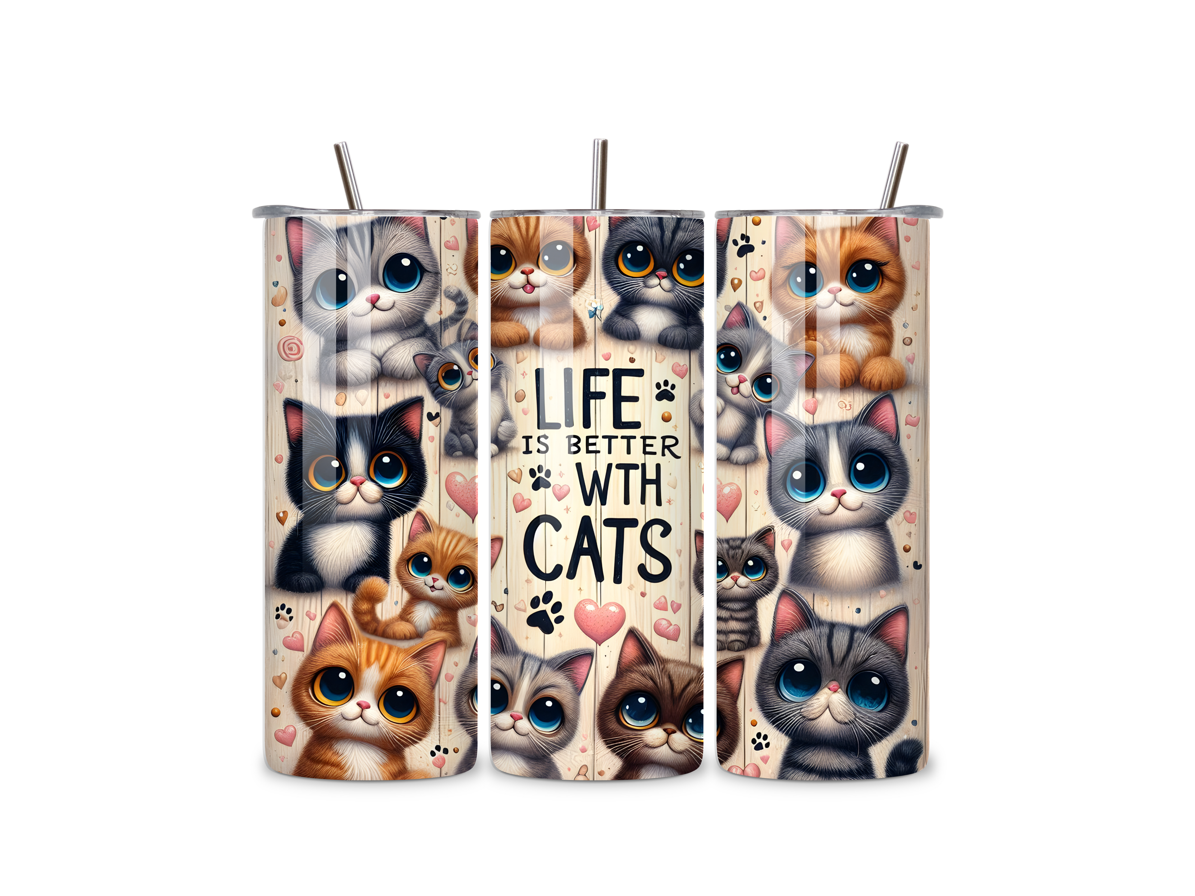 Life Is Better With Cats 20oz Tumbler