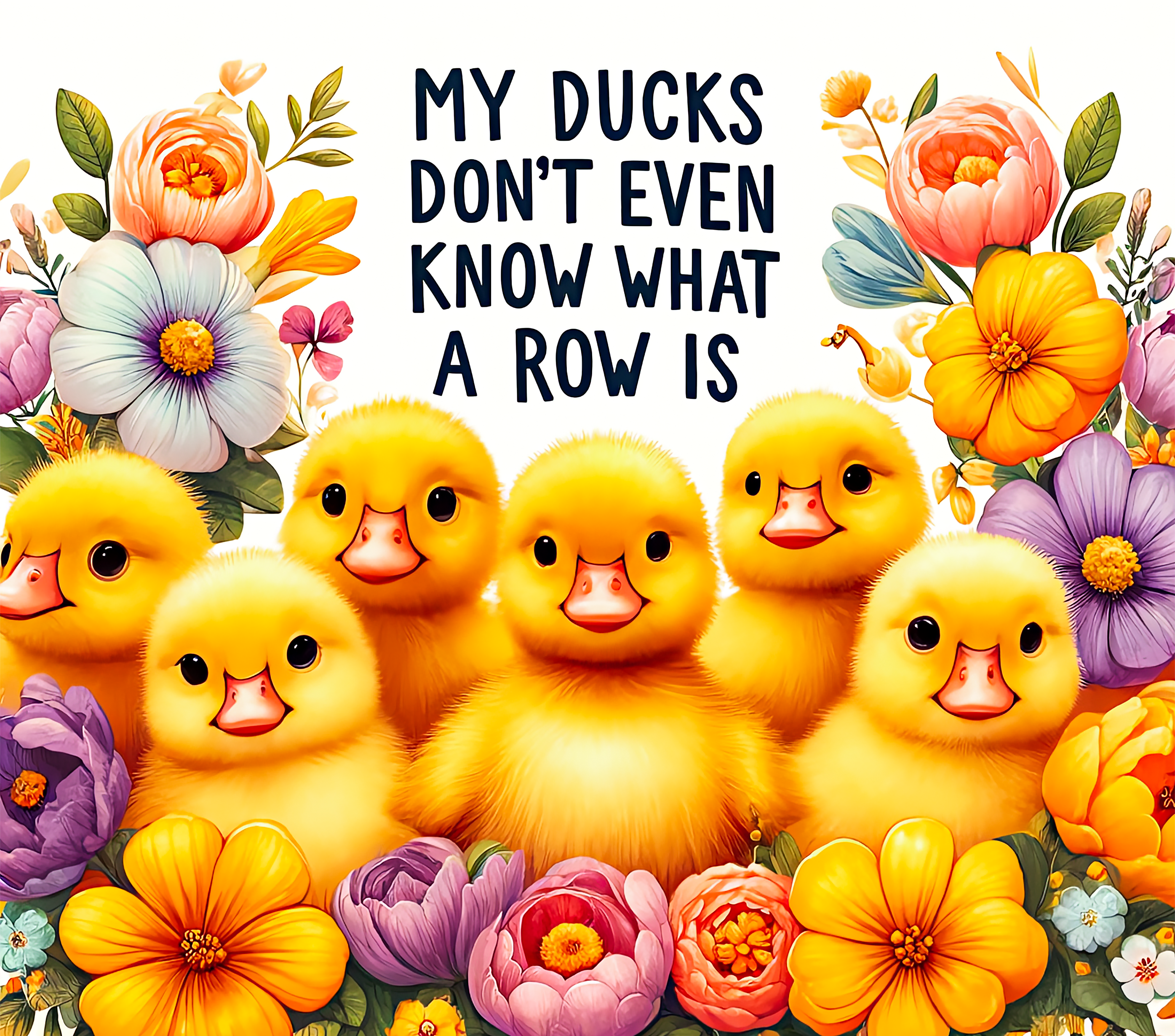 My Ducks Don't Even Know What A Row Is 20oz Tumbler