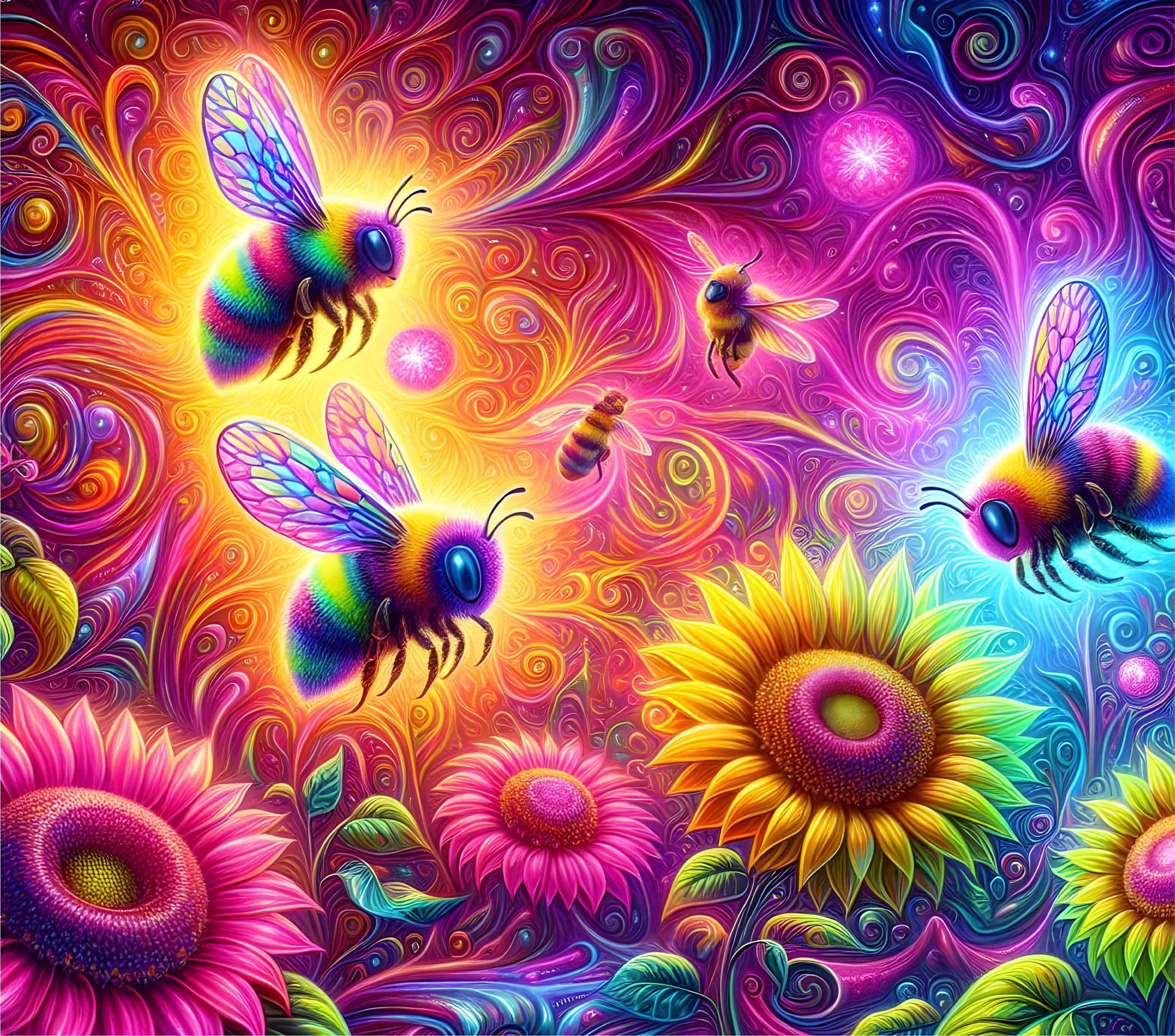 Neon Bee's 20oz Tumbler