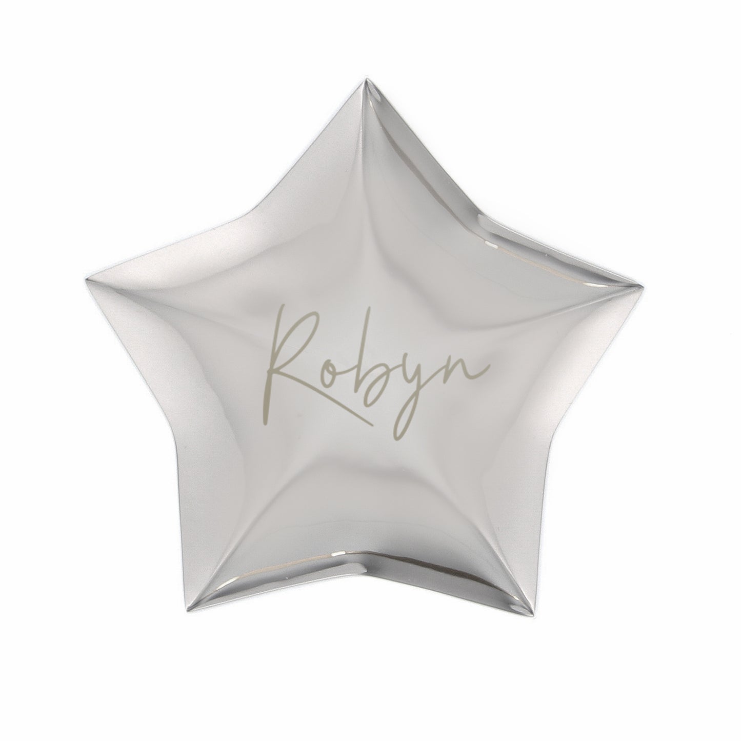 Personalised Engraved Name Star Trinket Box