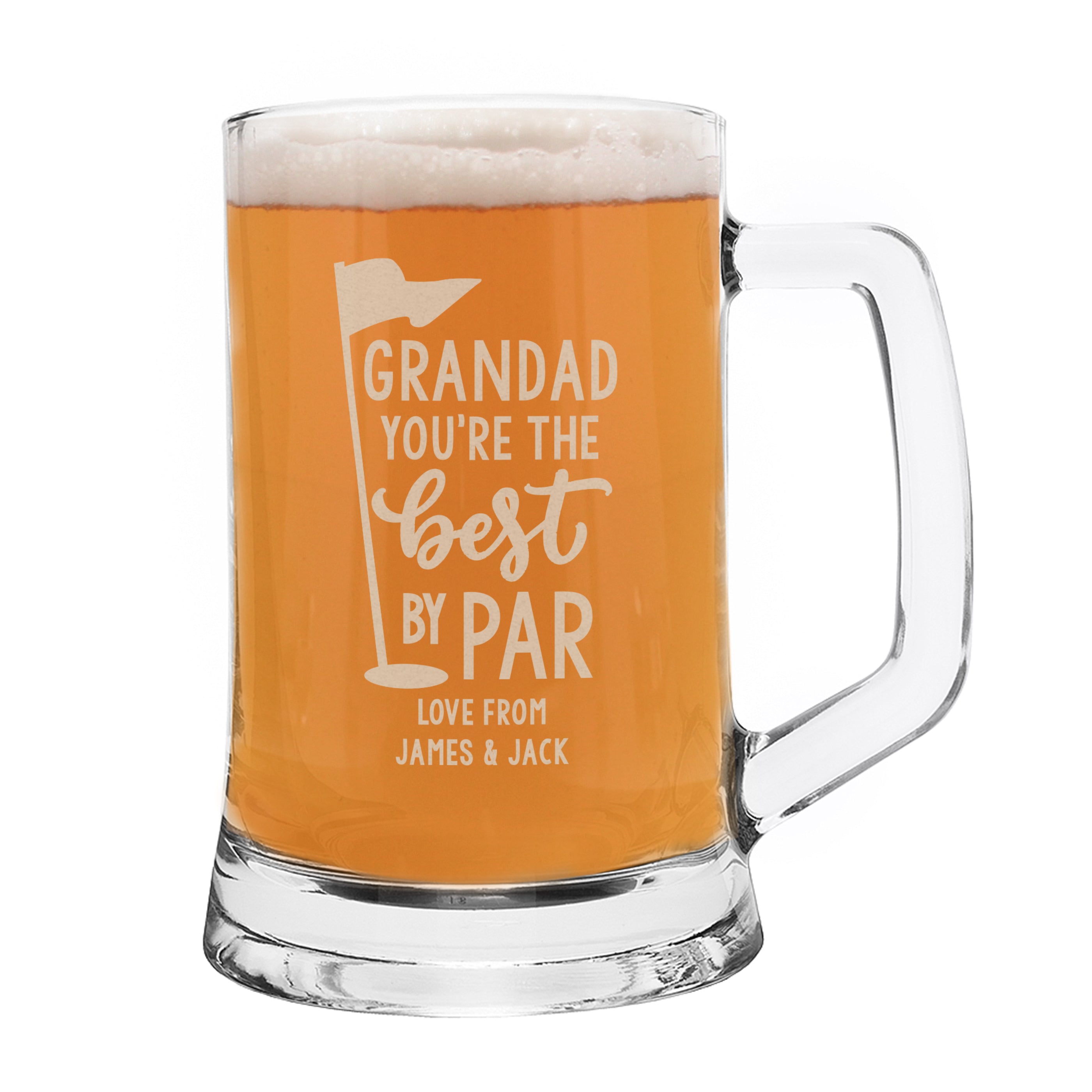 Personalised Best By Par Tankard