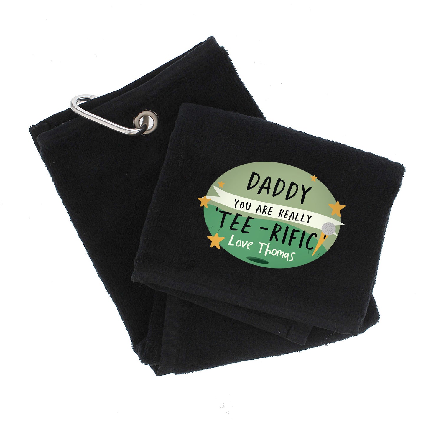 Personalised Tee-rific Golf Towel
