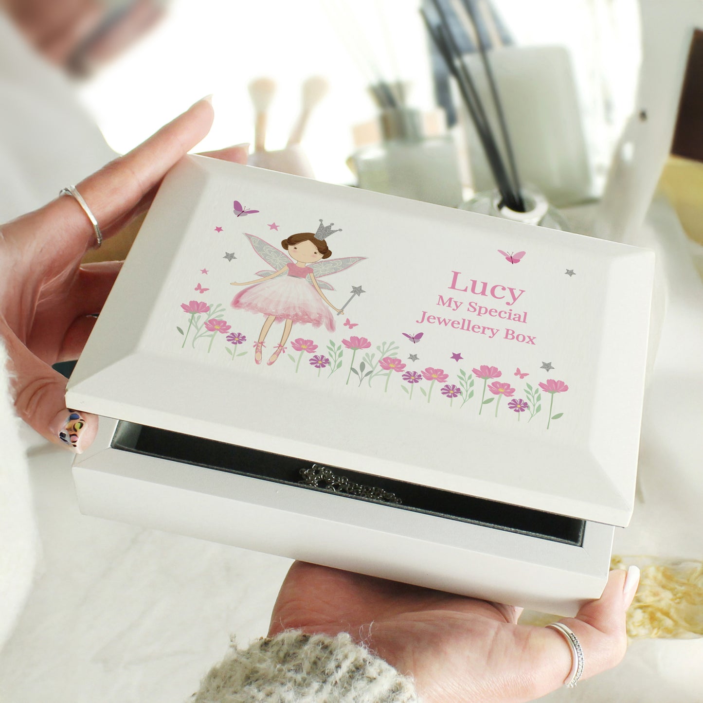 Personalised Fairy Princess Jewellery Box