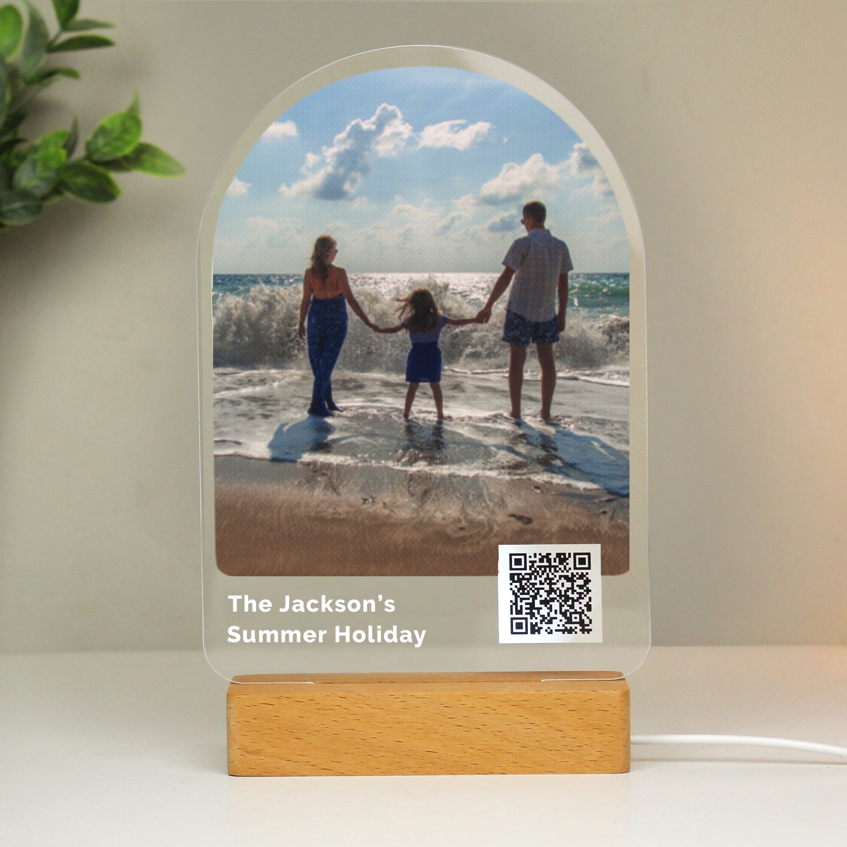 Personalised QR Photo Upload LED Light
