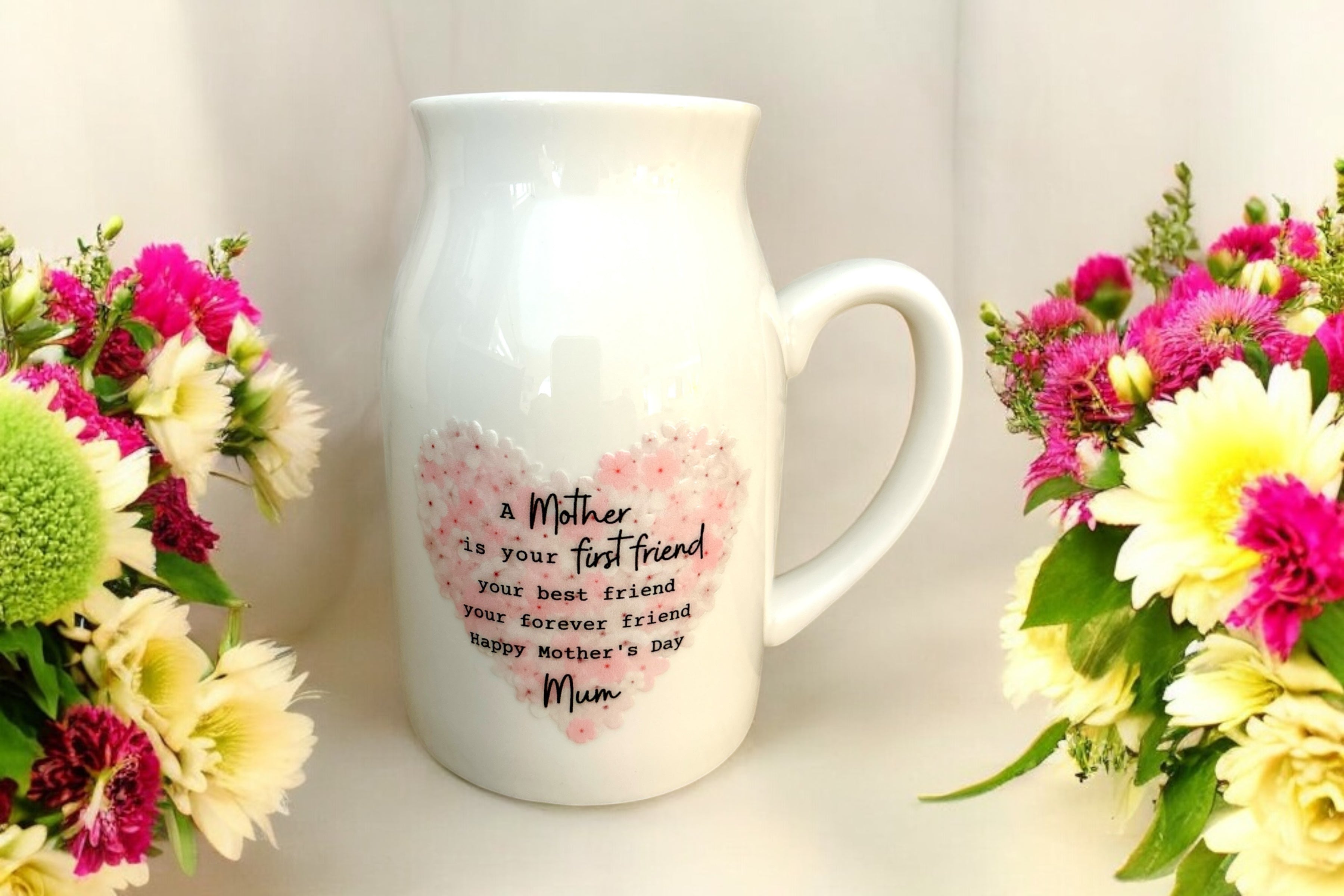 A Mother is Your First Friend Ceramic Jug