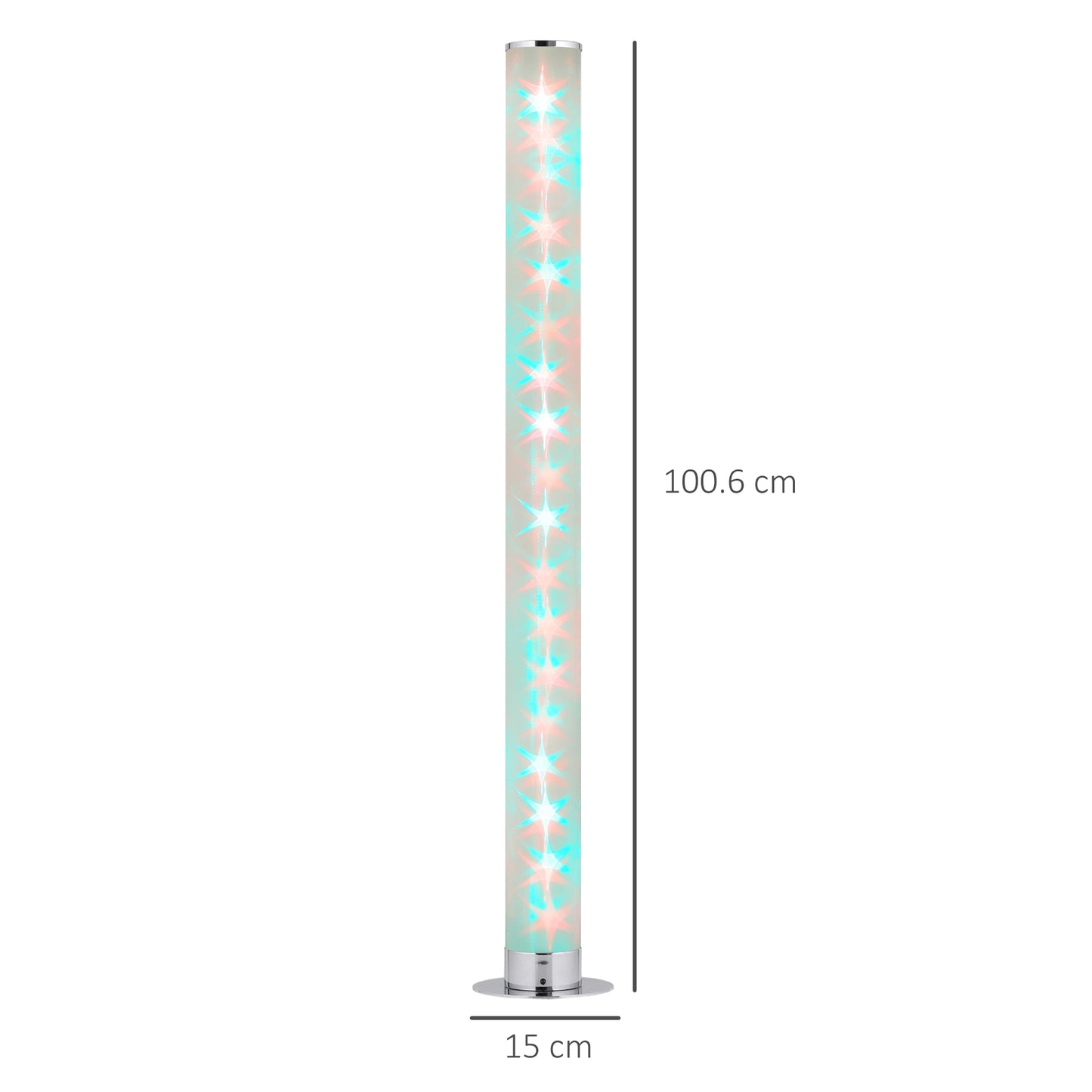 RGB Floor Lamp, Dimmable Corner Lamp with Remote Control