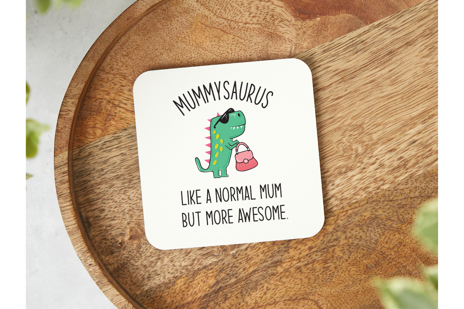 Mummysaurus Mug & Coaster Set