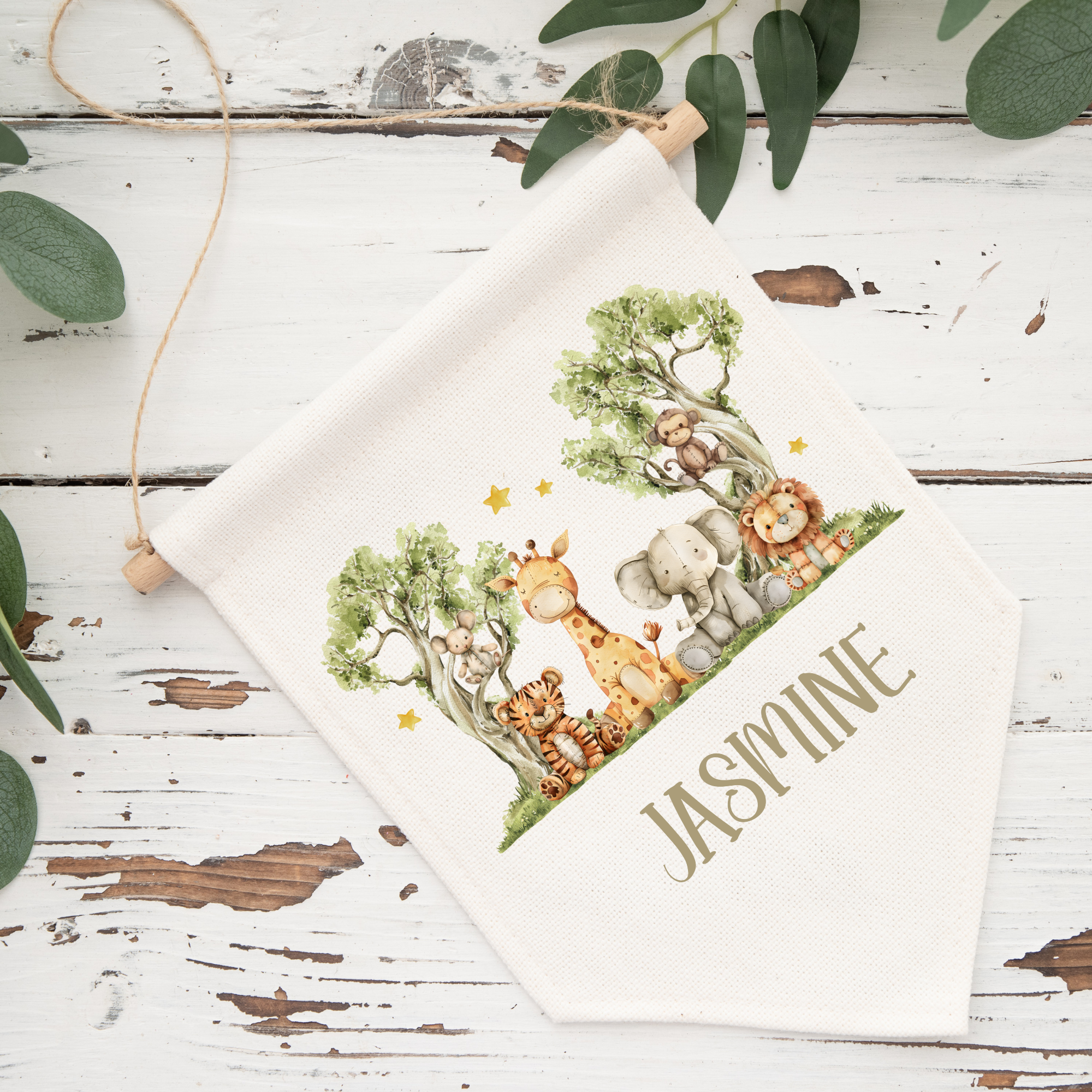 Personalised Jungle Pennant - 2 Designs