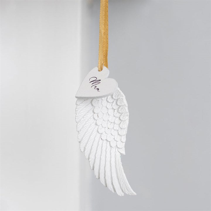 Mum Hanging Small Angel Wing Decoration