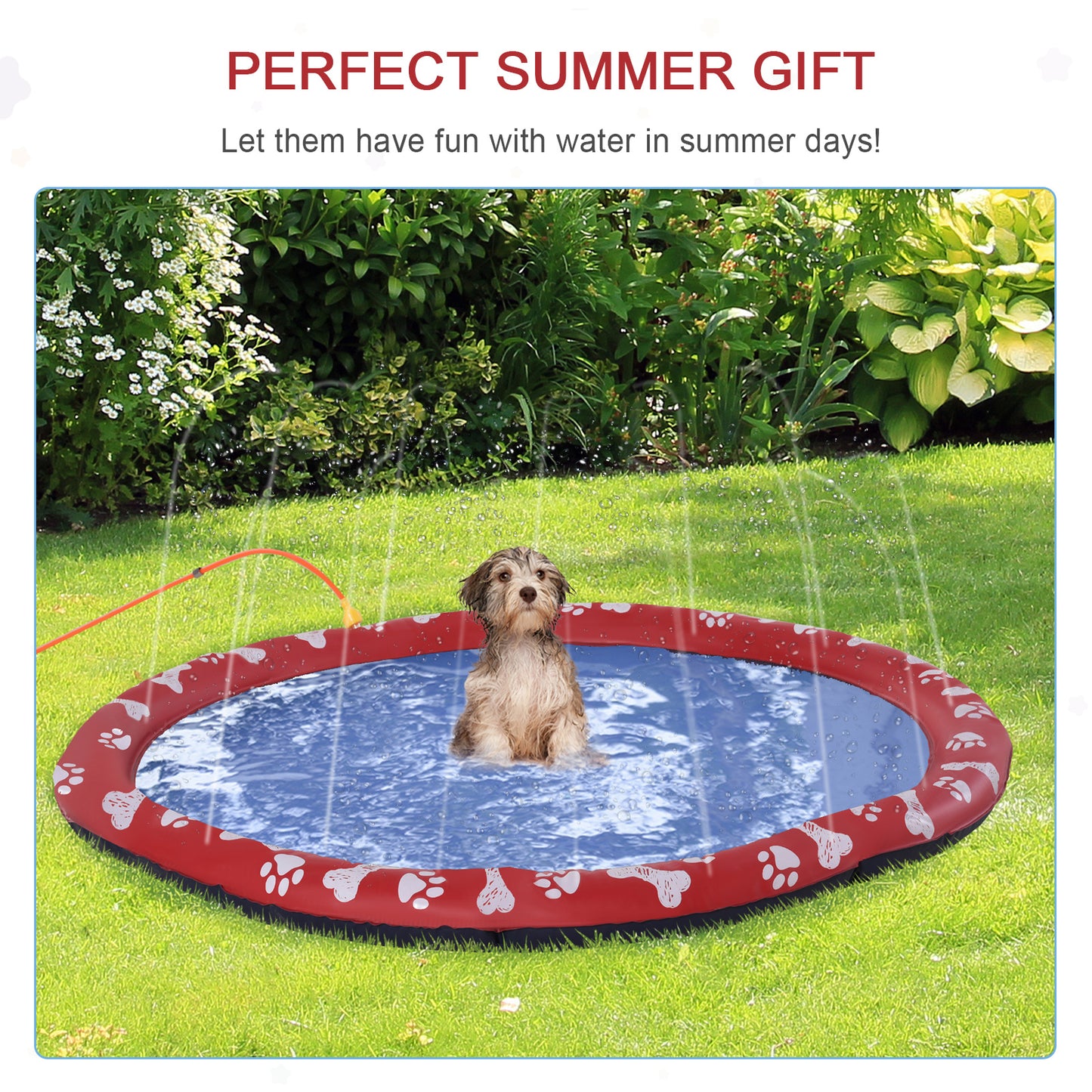 170cm Splash Pad Sprinkler for Pets