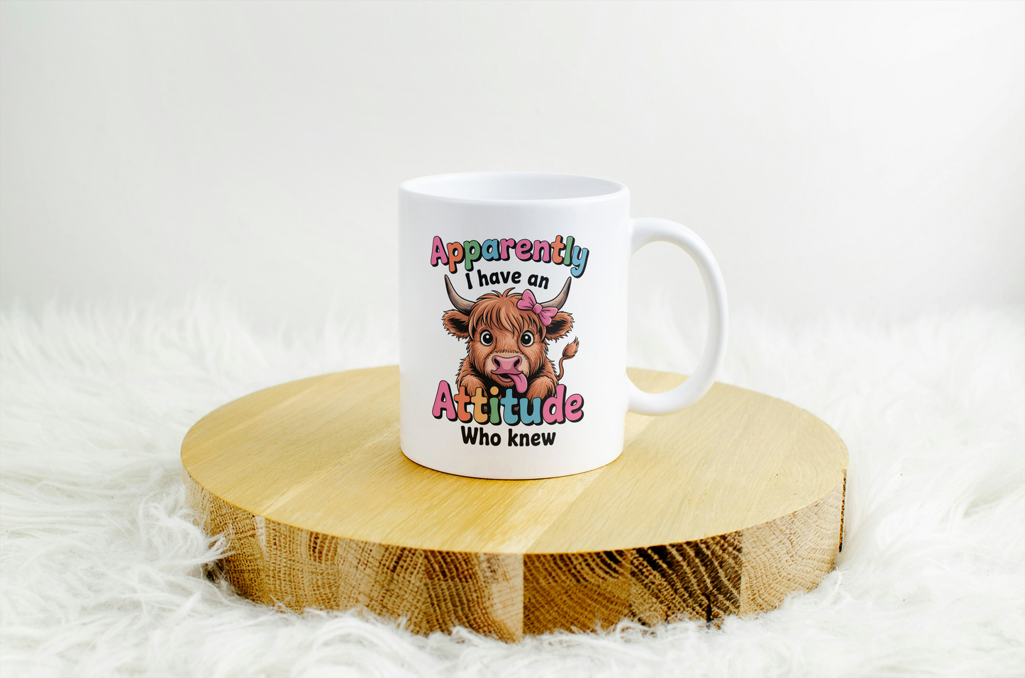 Attitude H/Cow Mug
