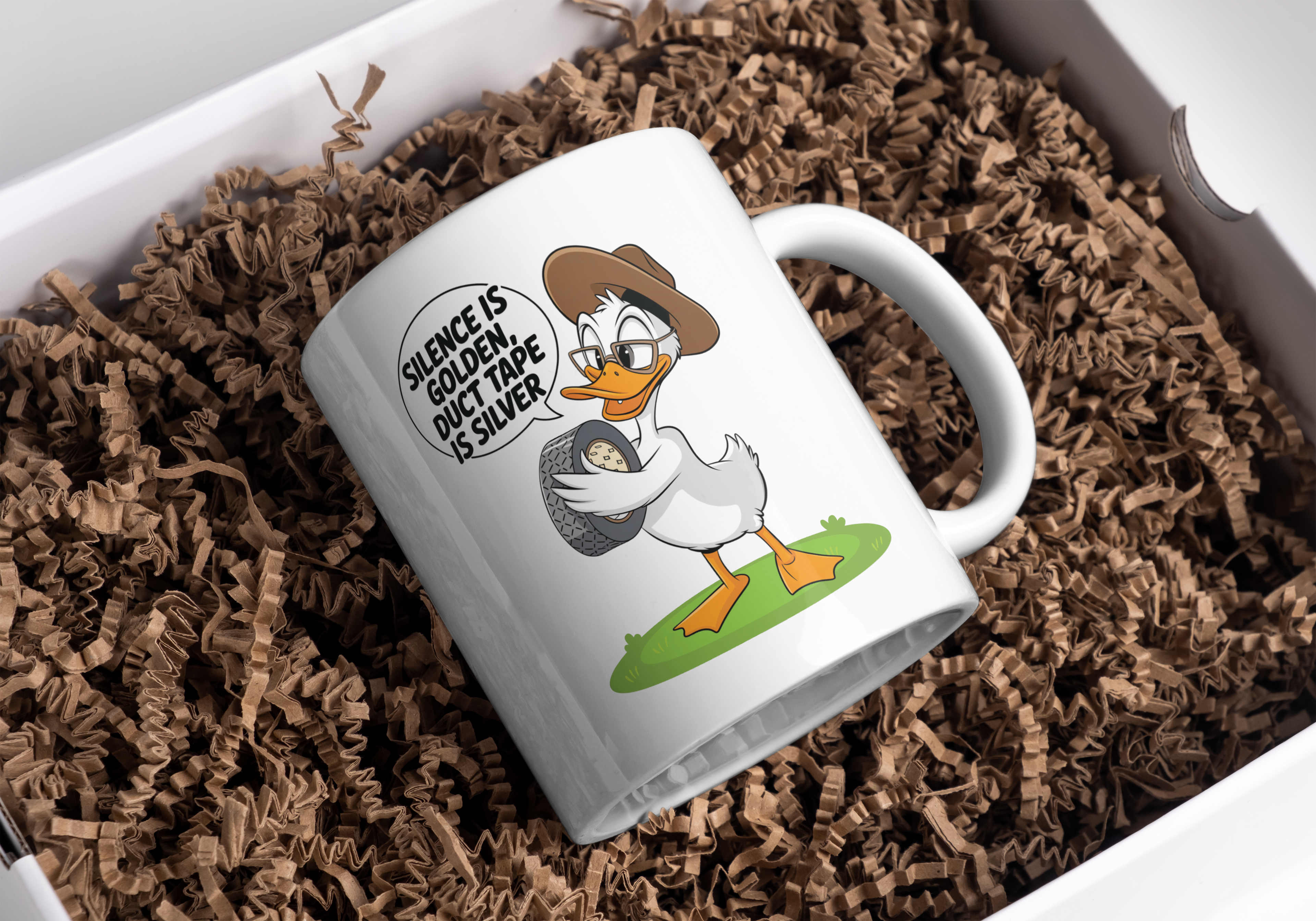 Duck Tape Humour Mug