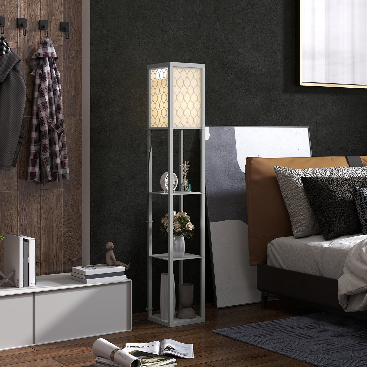 Three-Shelf Standing Lamp - 2 Options
