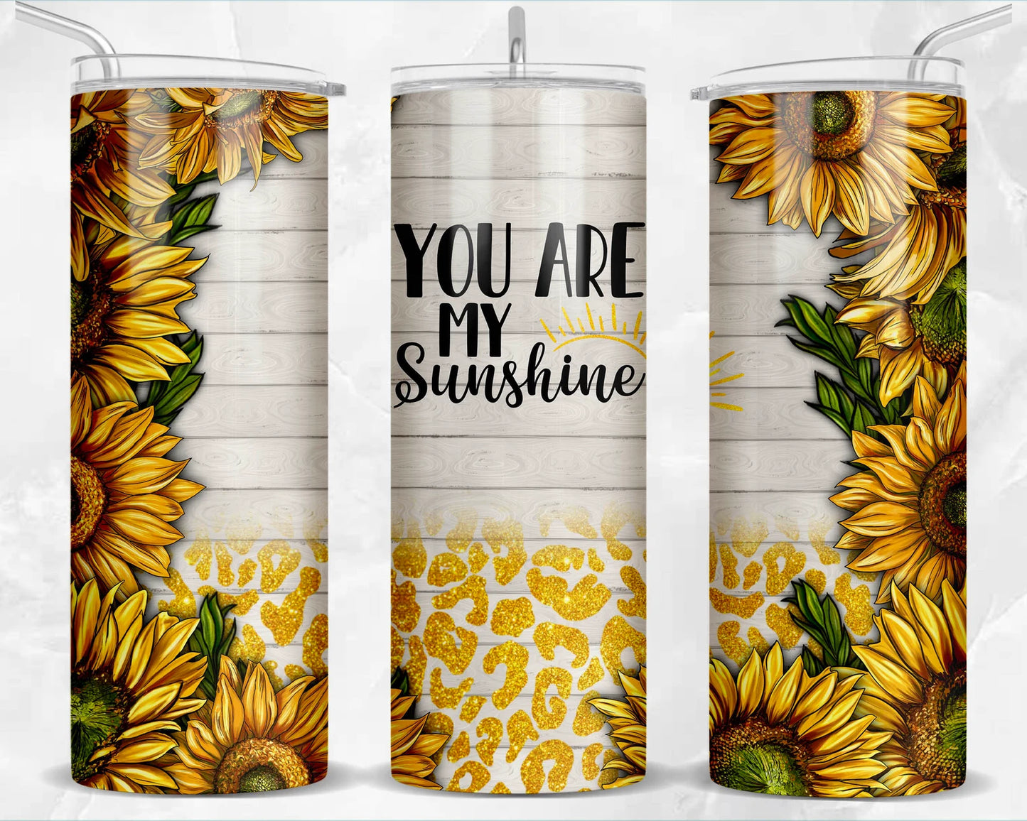 "You Are My Sunshine" Tumbler Set – 20oz & 12oz