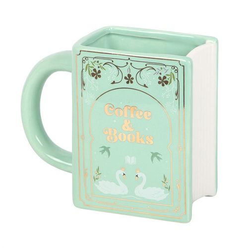 Green Book Shaped Mug