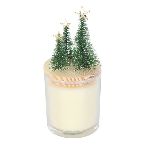 Merry & Bright Bauble Cinnamon & Spice Glass Candle & Tree