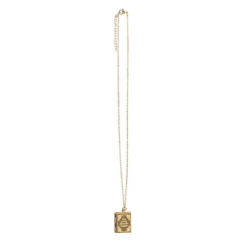 Book Shaped Locket Necklace