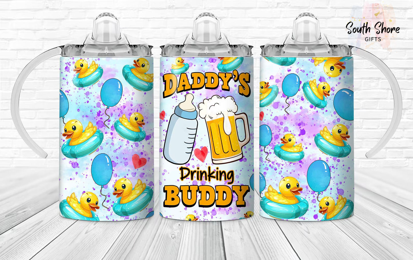 12oz Sippy Cup - Daddy's Drinking Buddy