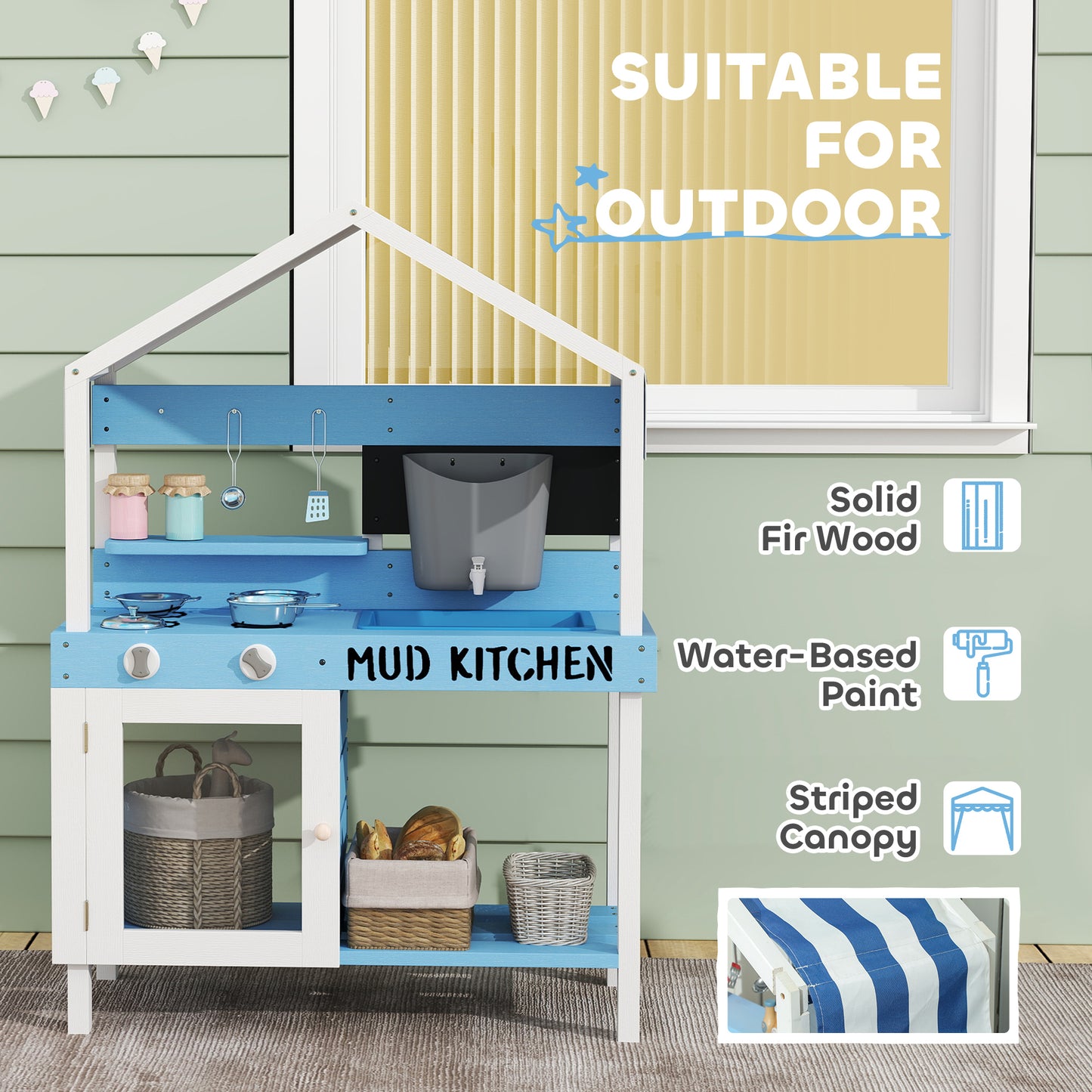 Kids Mud Kitchen Outdoor Play
