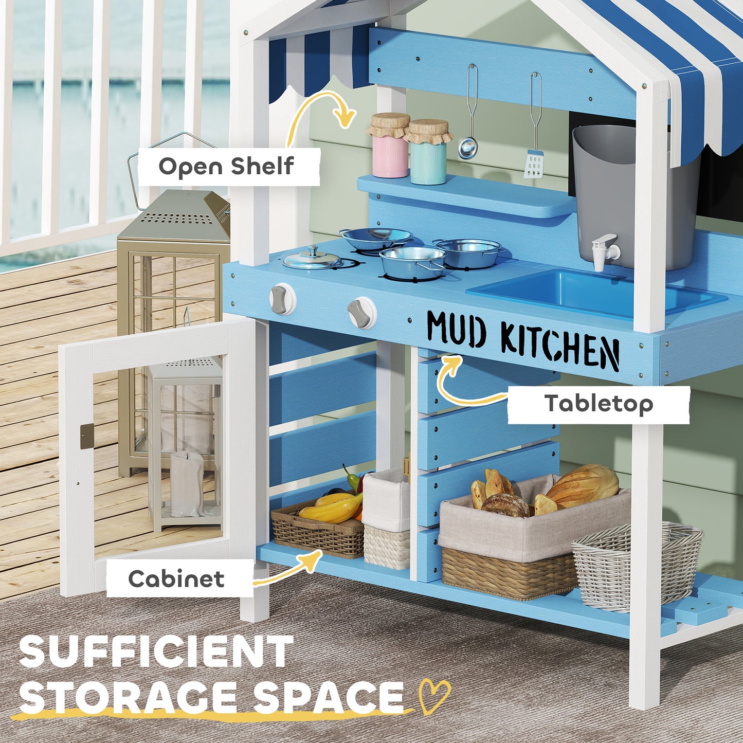 Kids Mud Kitchen Outdoor Play