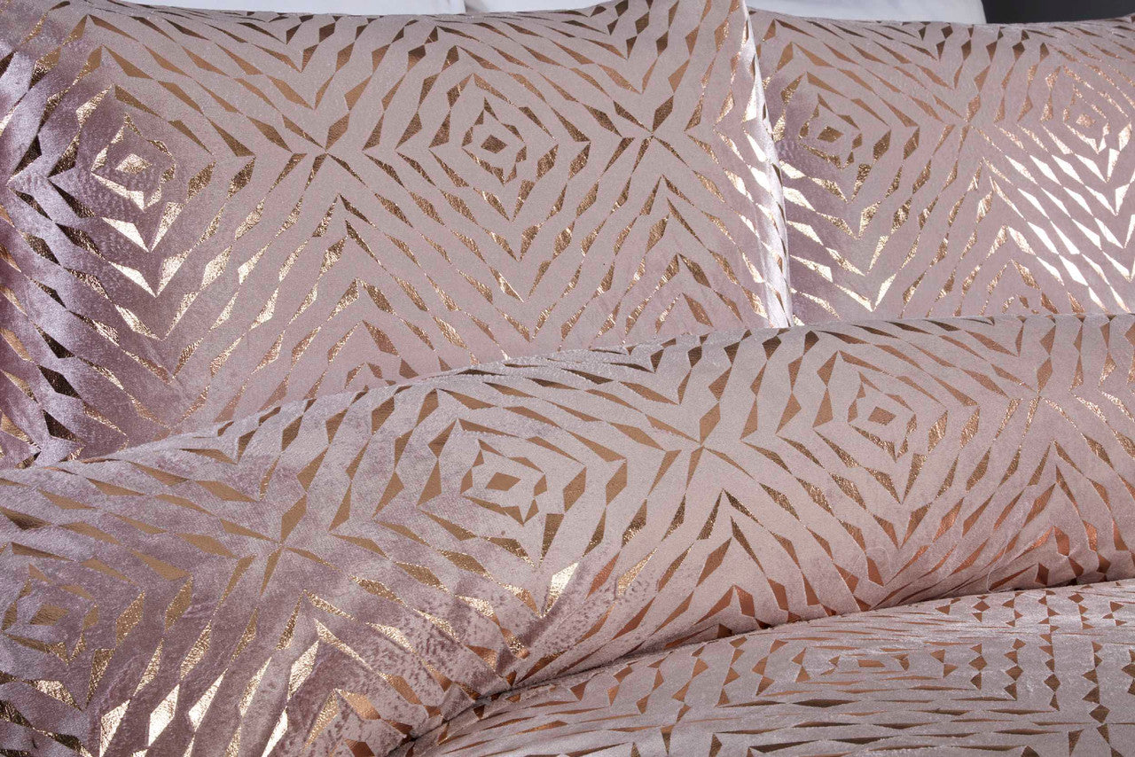 Bellagio Duvet Set - Blush or Silver