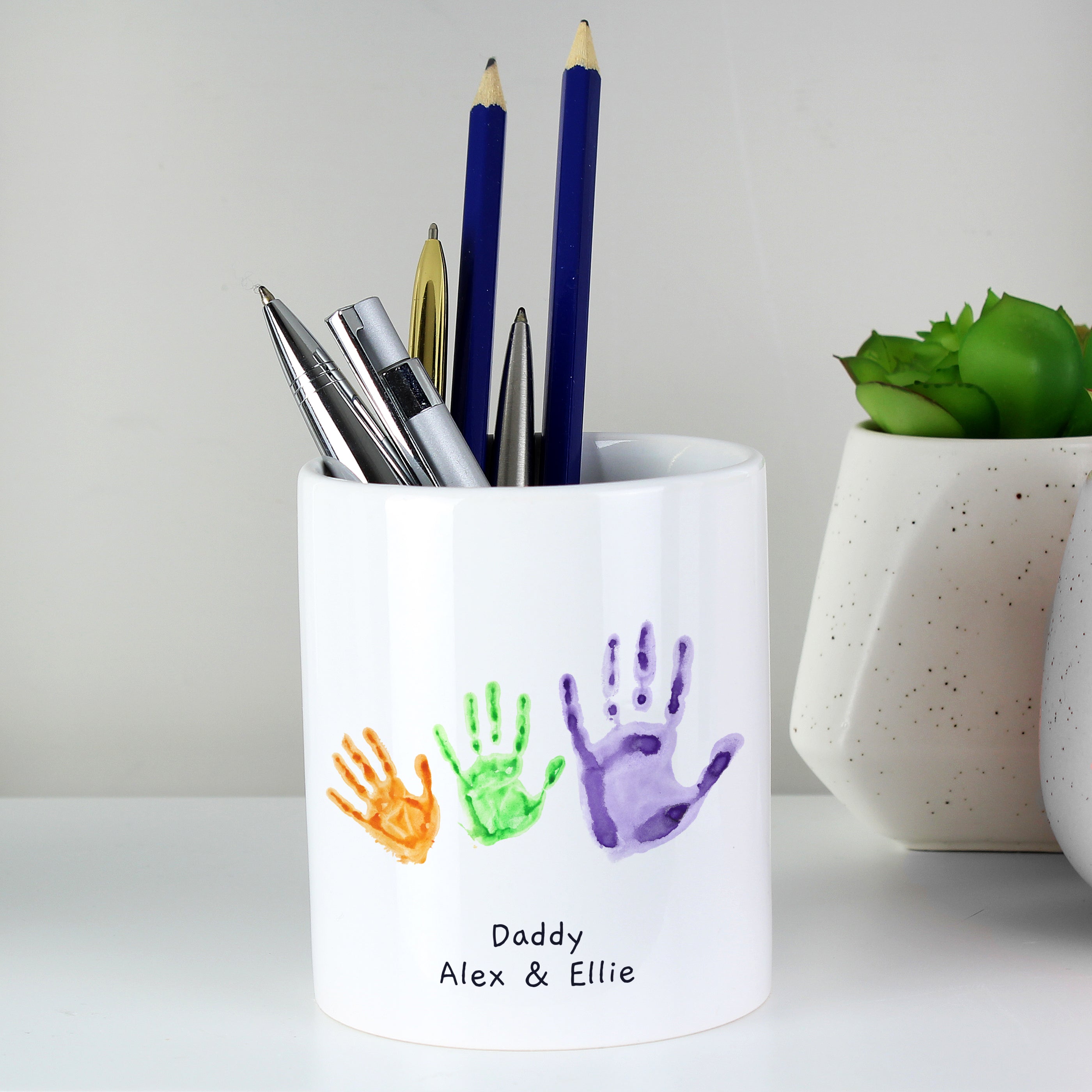 Personalised Childrens Drawing Photo Upload Storage Pot