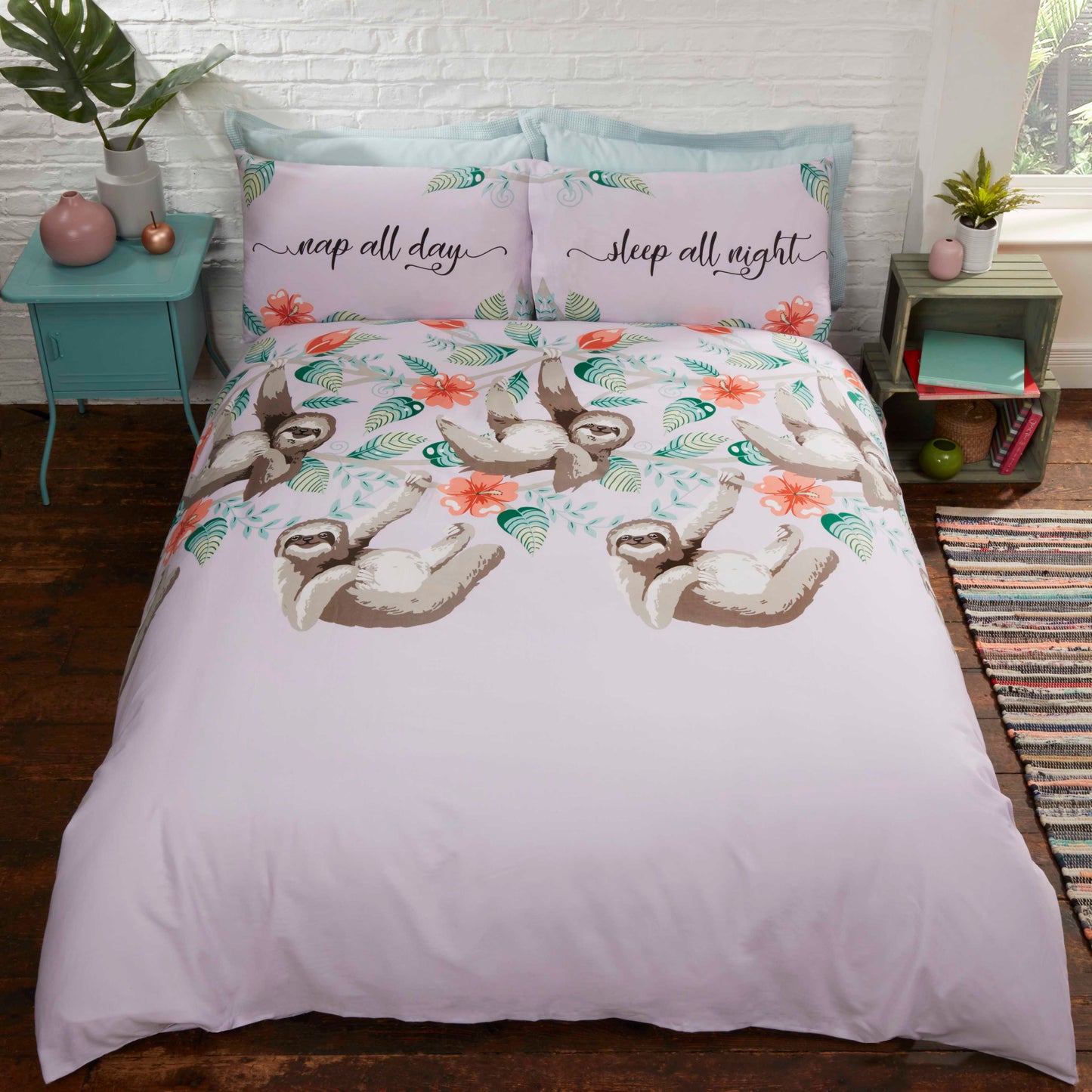 Cheeky Sloth Bedding