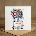 Thank You Card - Flower Thank You Card